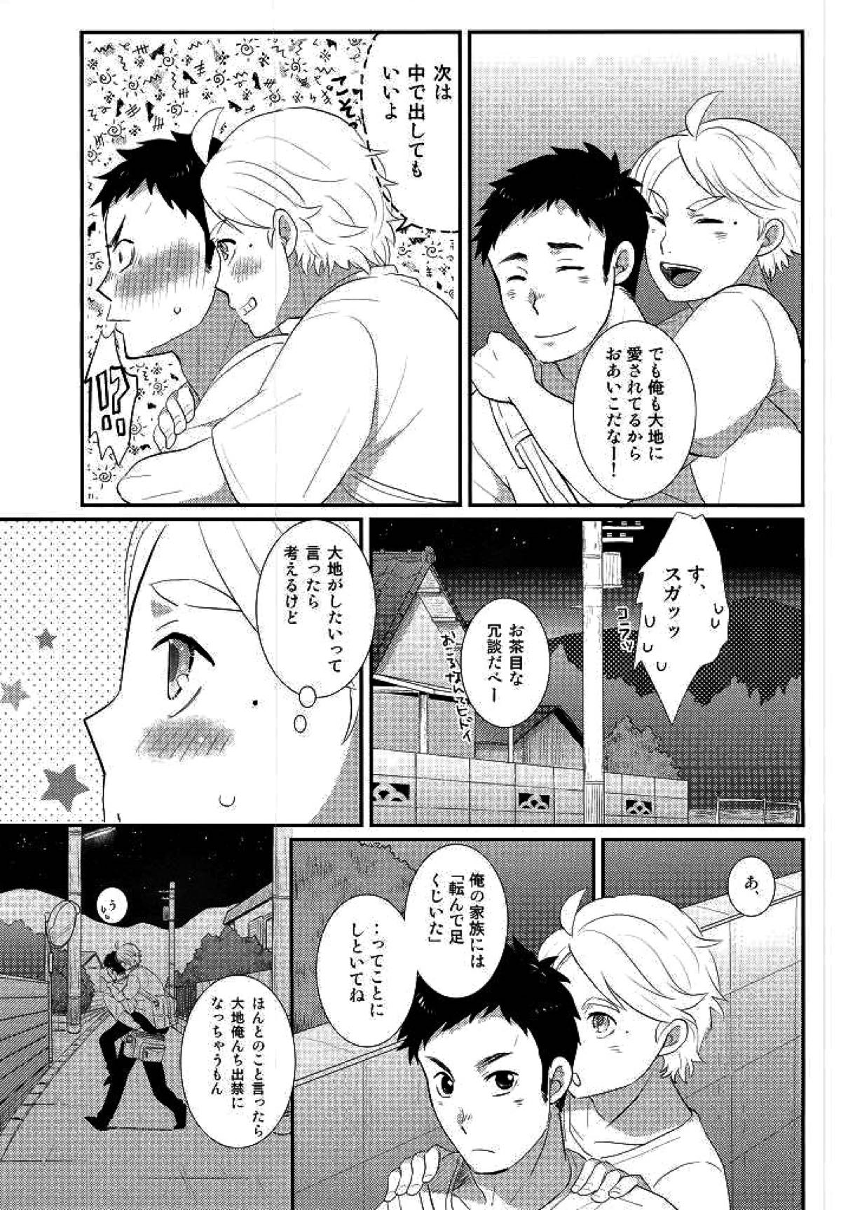 焦れったいけど俺にもっと手をだしてほしいなんて言えないだろ大地のバカ！【ハイキュー!!/大菅】 page 20