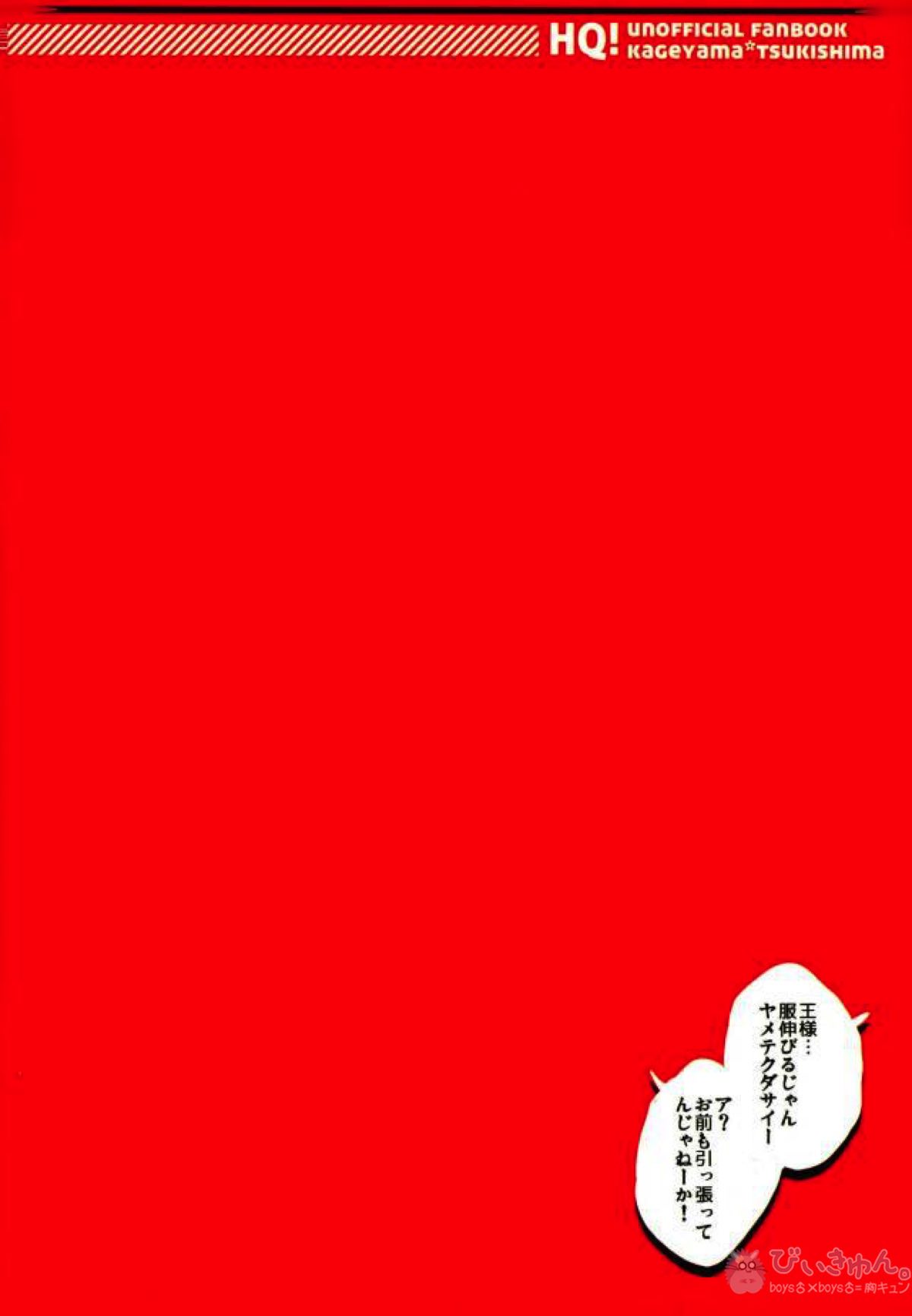 ぼくの。おれの。【ハイキュー!!/影月】 page 28