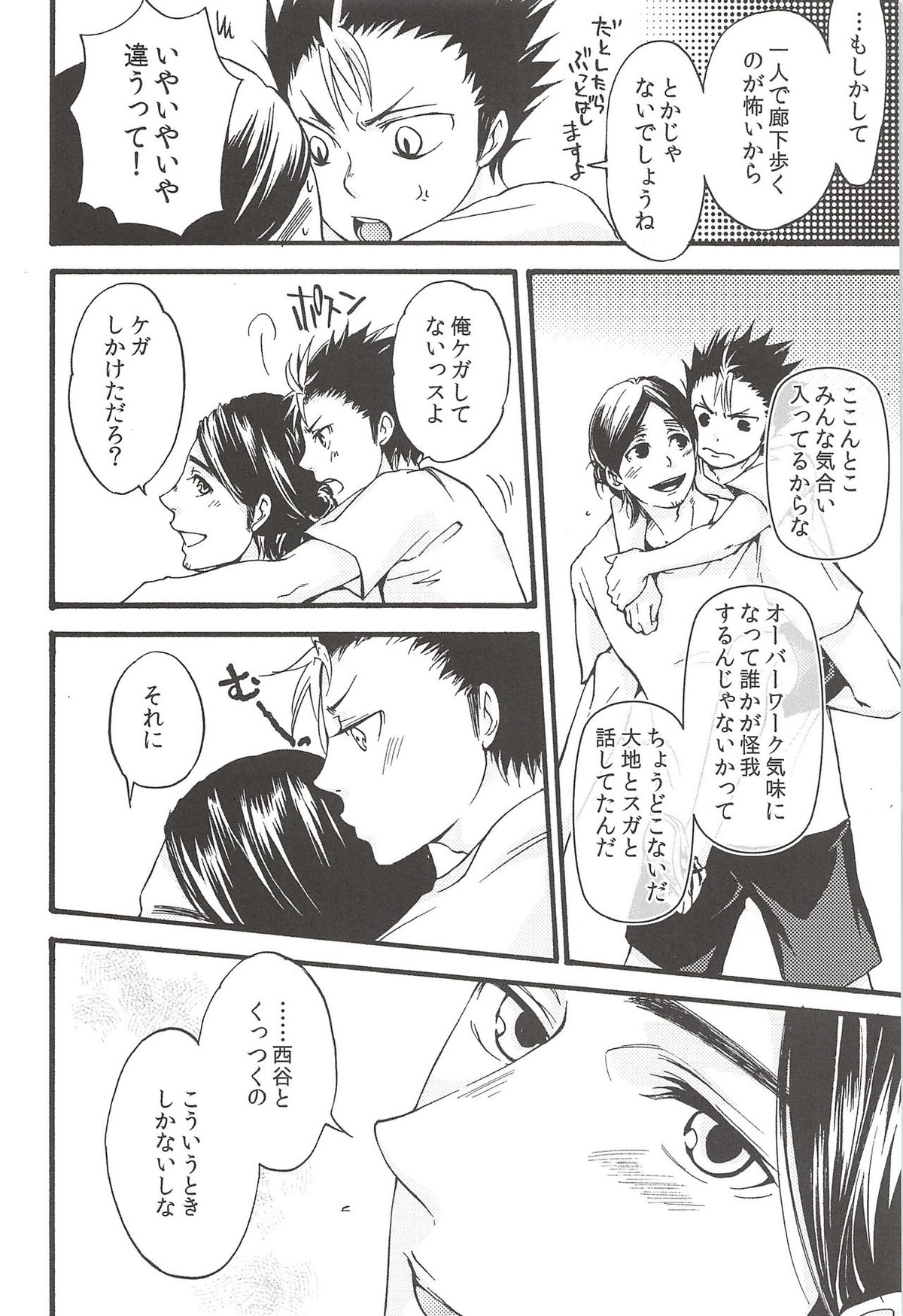 旭のような夕日をつれて【ハイキュー!!/旭西】 page 14