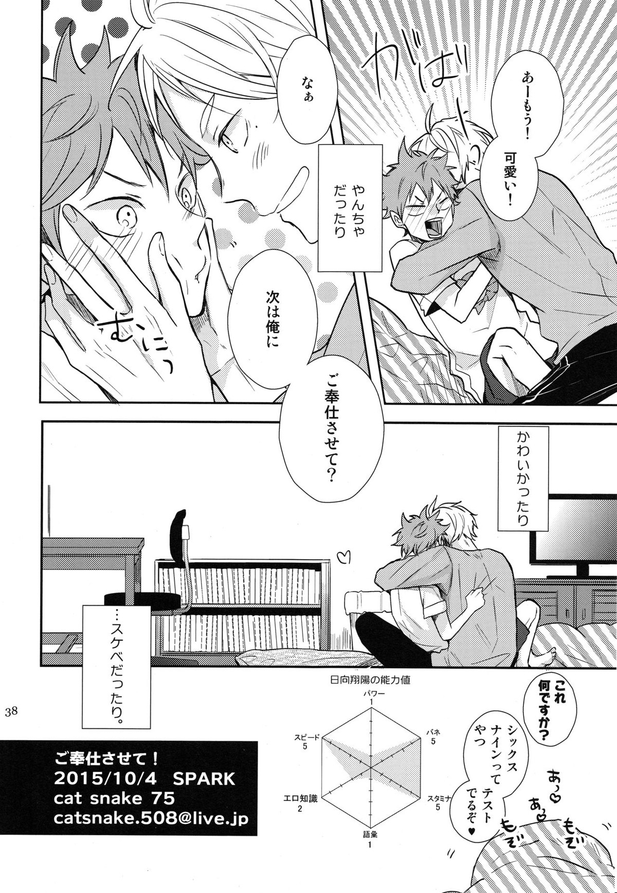 ご奉仕させて【ハイキュー!!/菅原×日向】 page 36