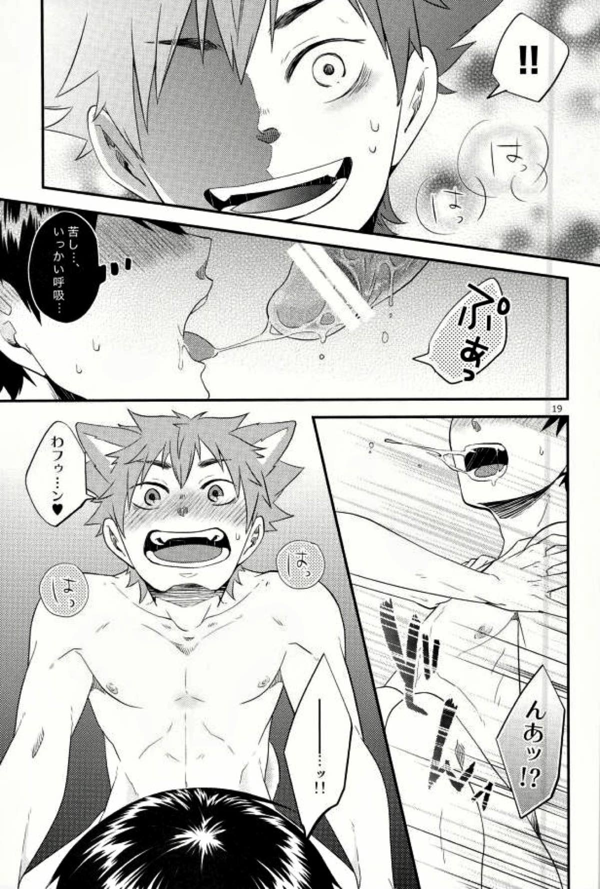 俺の彼氏が犬に取り憑かれまして。【ハイキュー!!/日影】 page 18