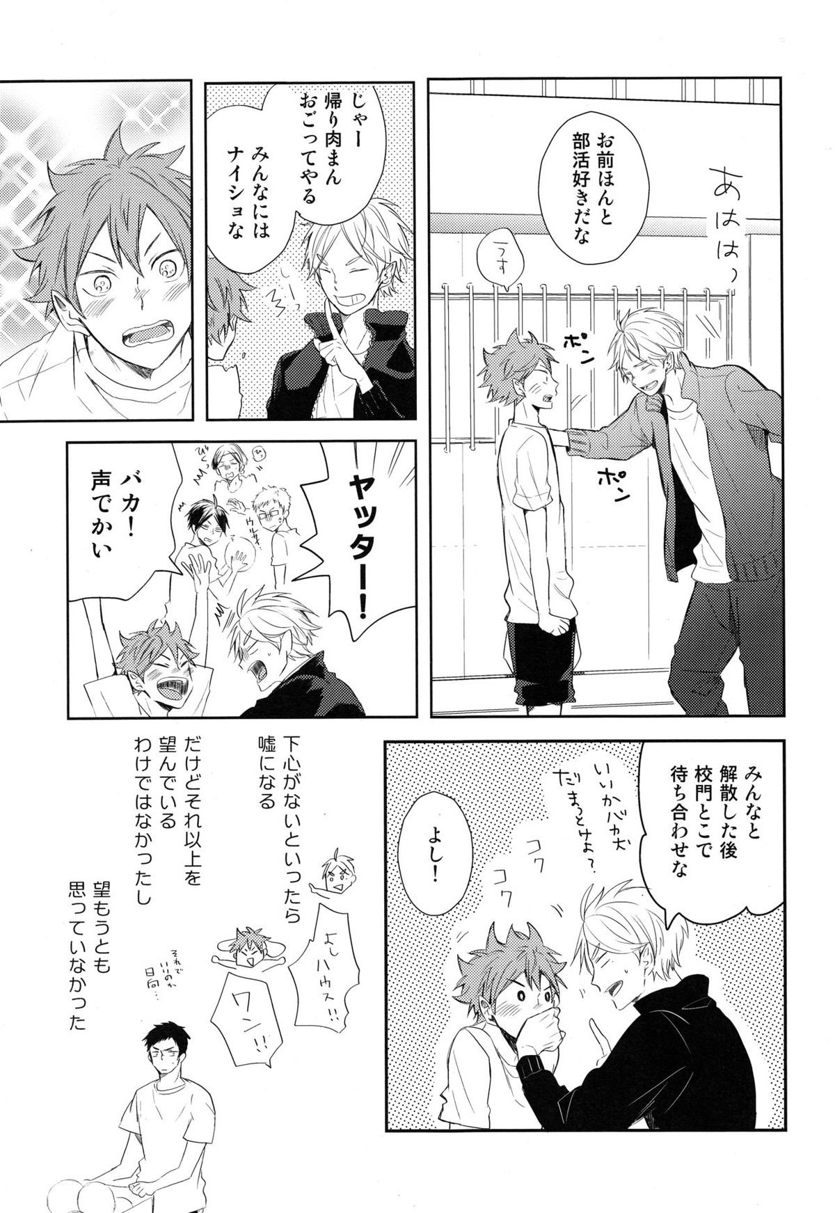 あまい蜜とやさしい獣 前編【ハイキュー!!/菅原×日向】 page 12