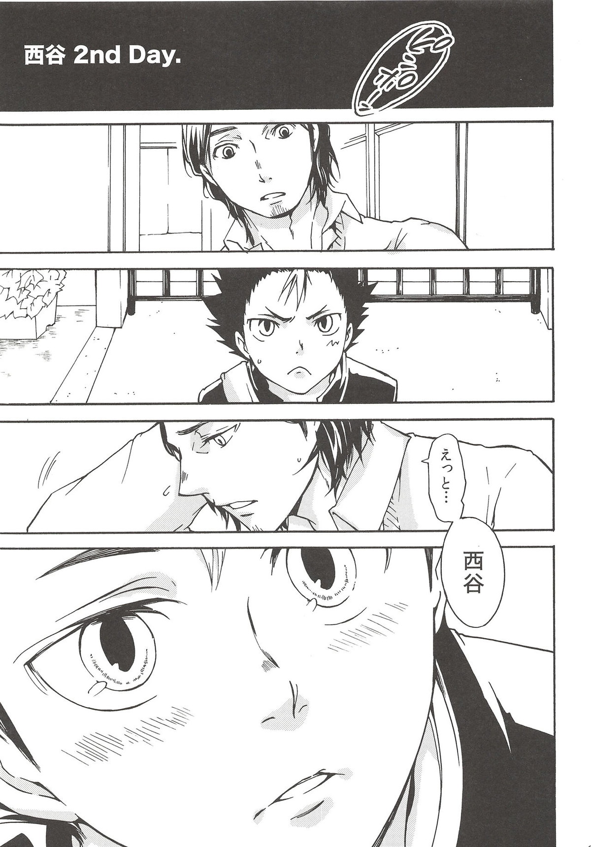 落陽の消失 前編【ハイキュー!!/旭西】 page 22