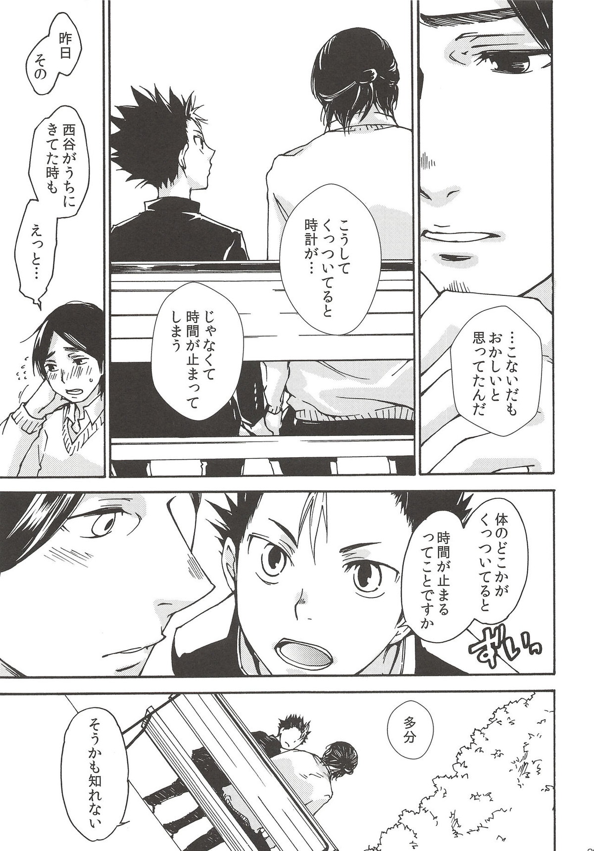 落陽の消失 前編【ハイキュー!!/旭西】 page 28