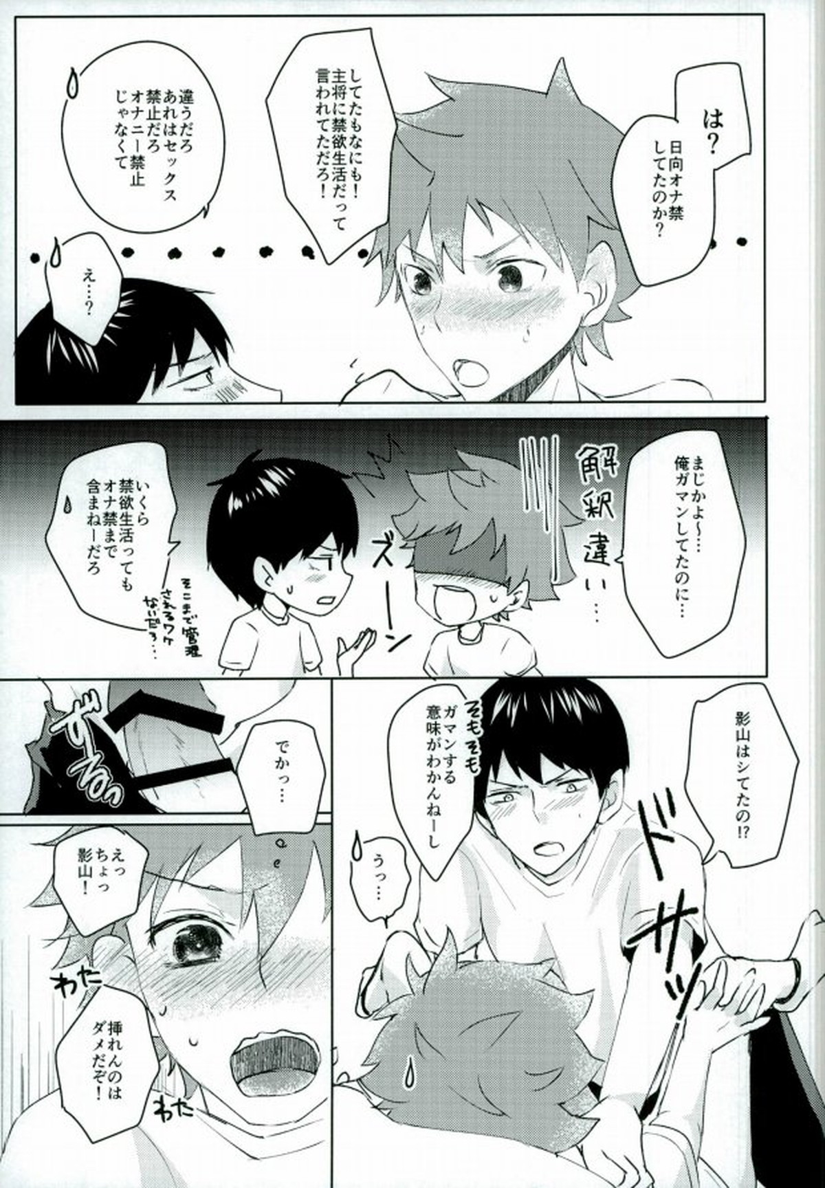情欲のボーダーライン【ハイキュー!!/影日】 page 16