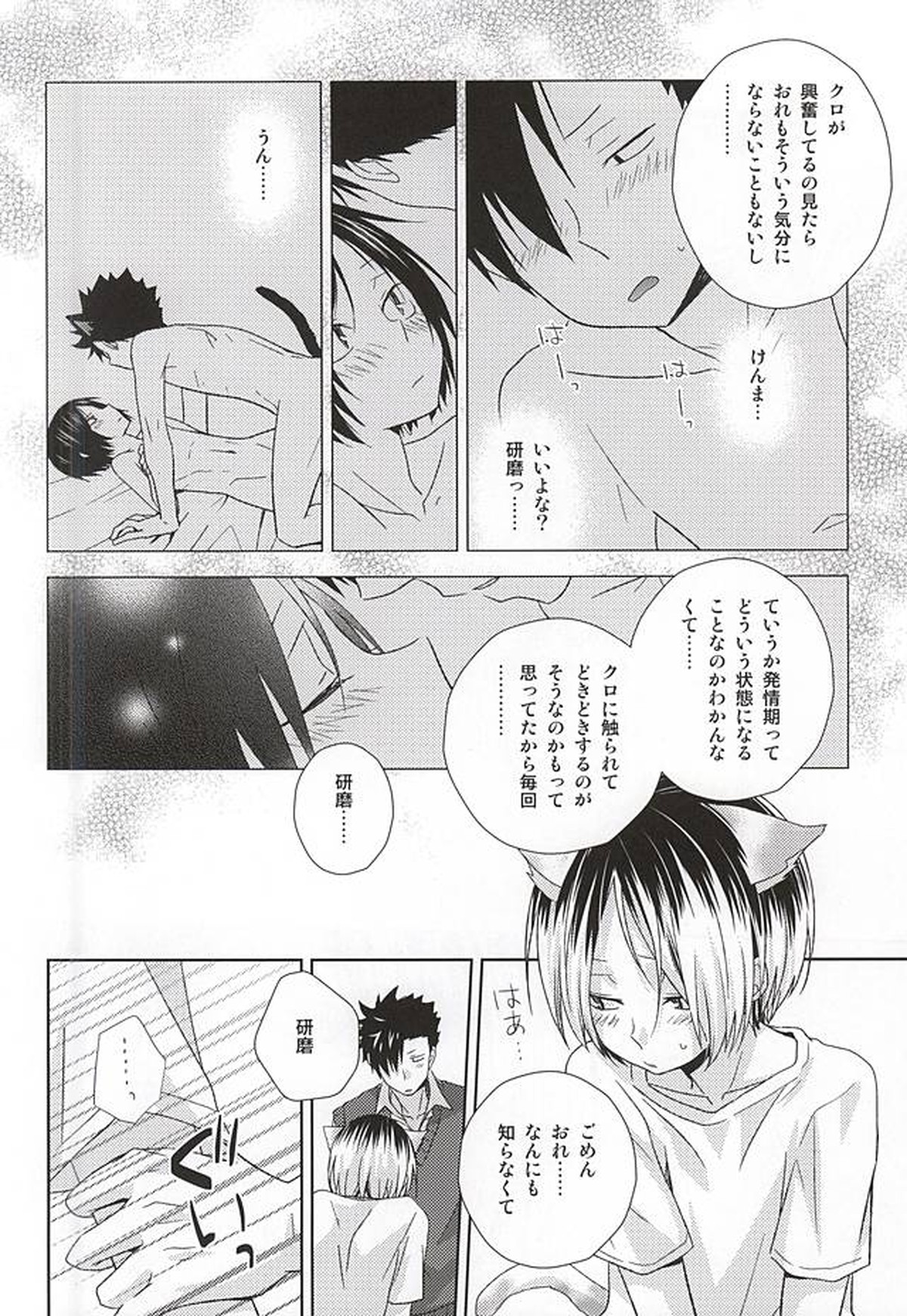 猫男一族の交尾レポート【ハイキュー!!/黒弧】 page 25