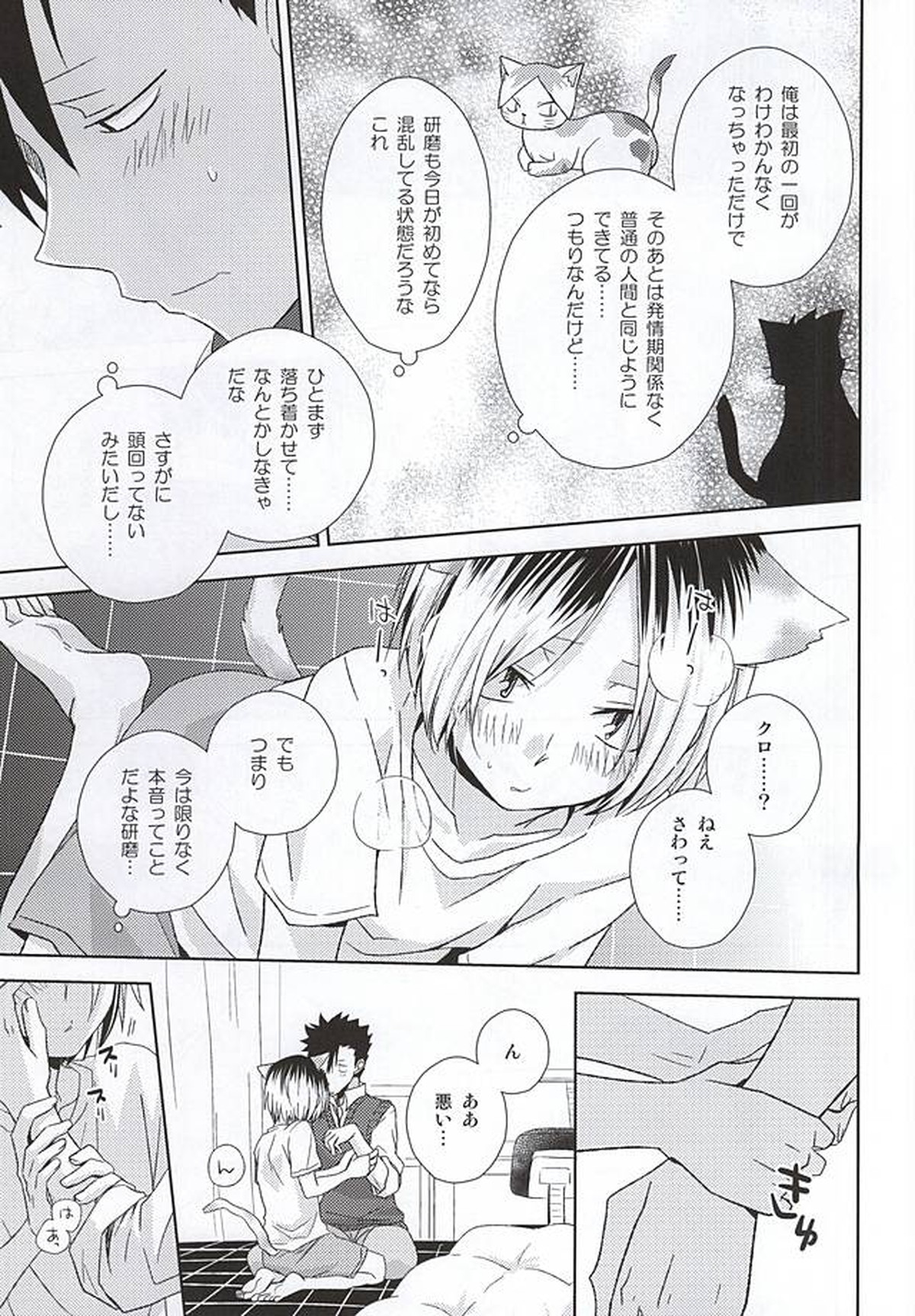 猫男一族の交尾レポート【ハイキュー!!/黒弧】 page 28