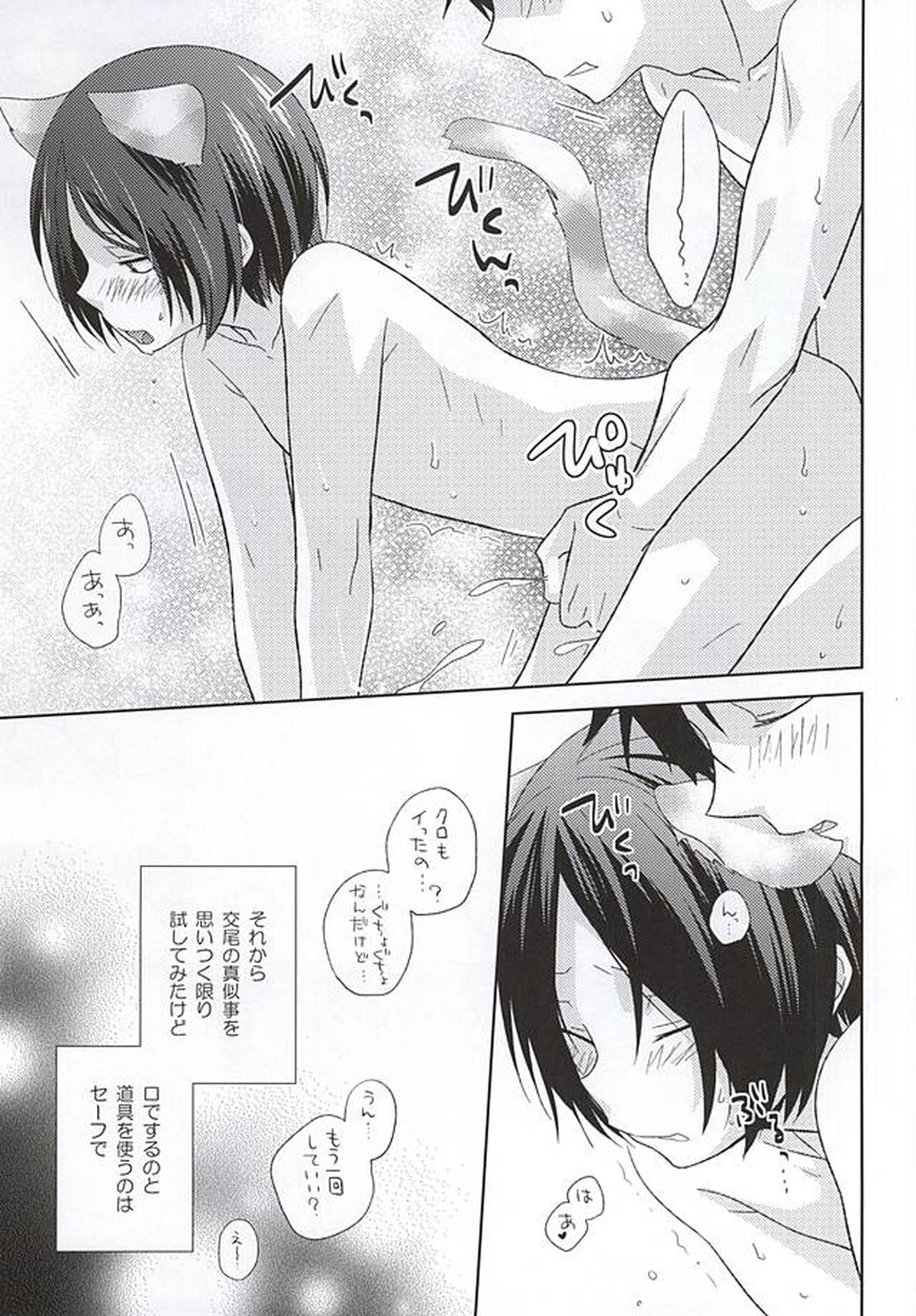 猫男一族の交尾レポート【ハイキュー!!/黒弧】 page 14