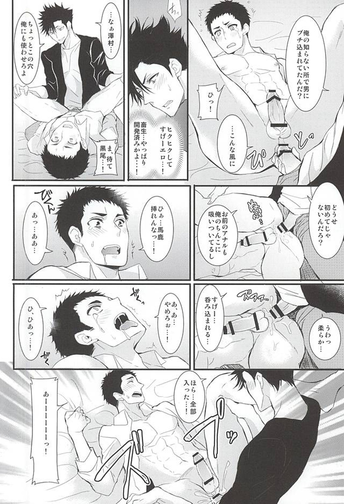 Rhabdophis tigrinus【ハイキュー!!/黒大】 page 13