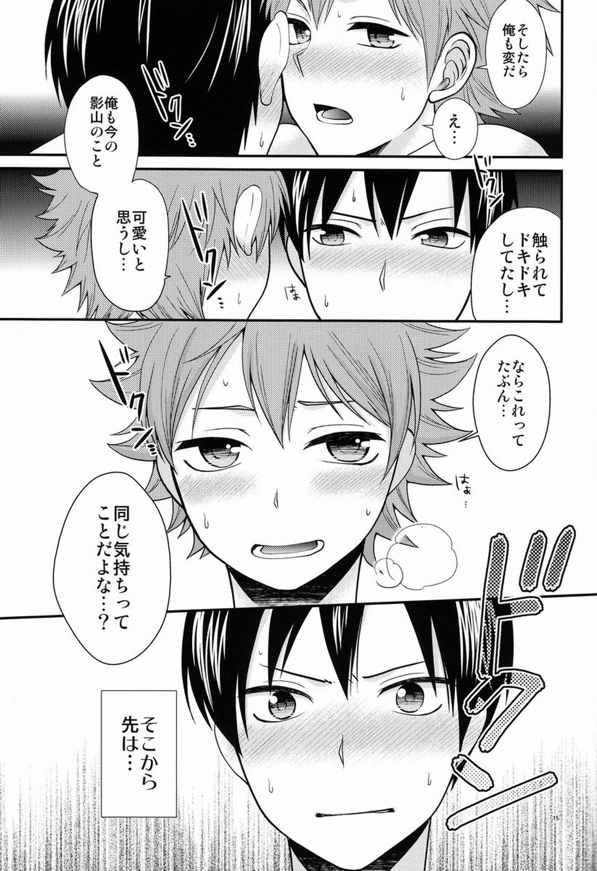 オナジキモチでイイキモチ【ハイキュー!!/影日】 page 14