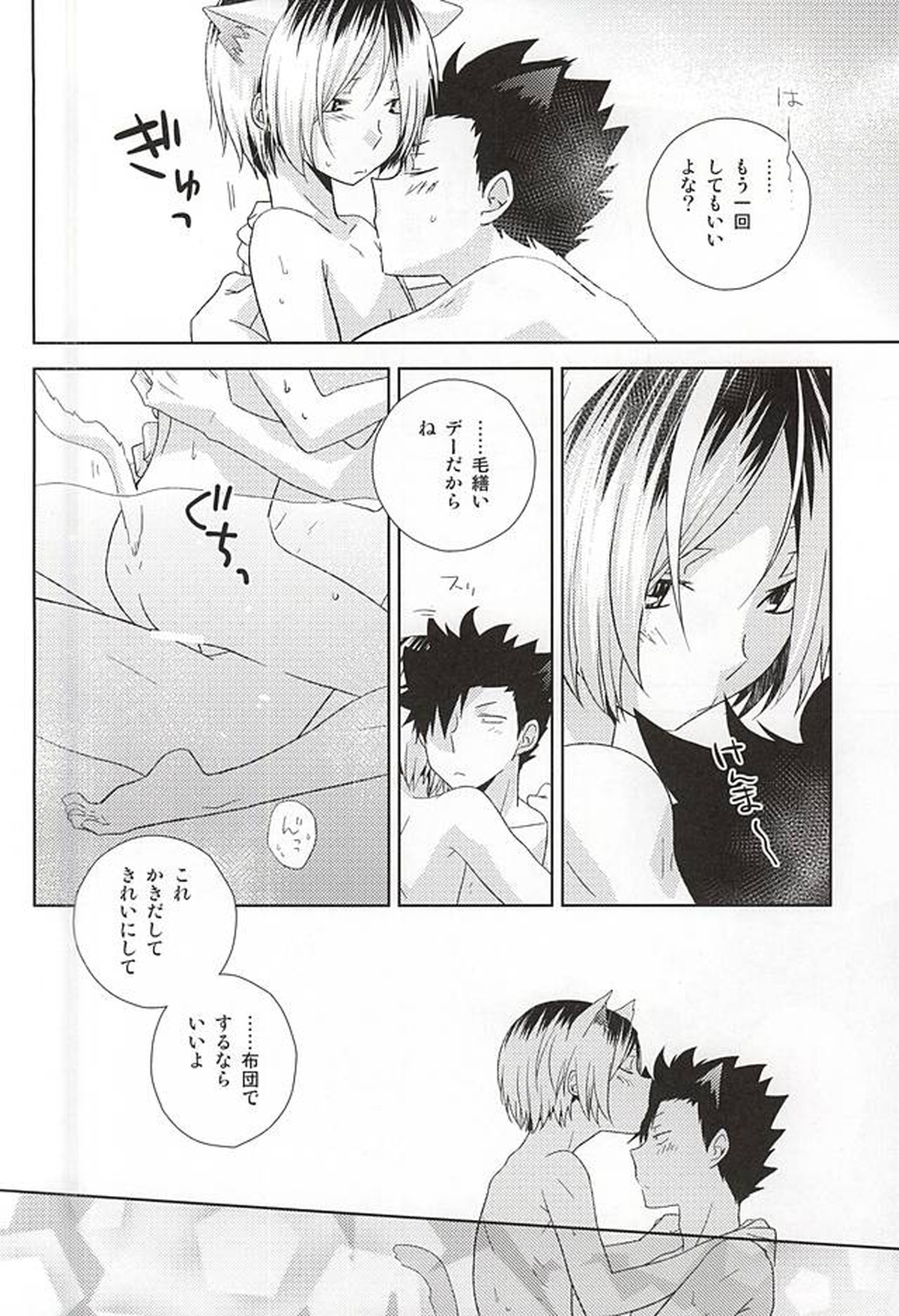 月イチ大感謝毛繕いデー【ハイキュー!!/黒弧】 page 19