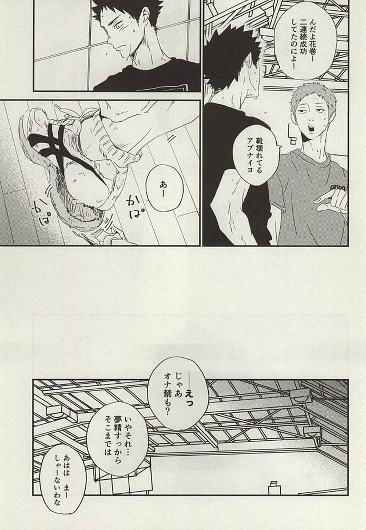 野生、千里を駆ける【ハイキュー!!/及岩】 page 14