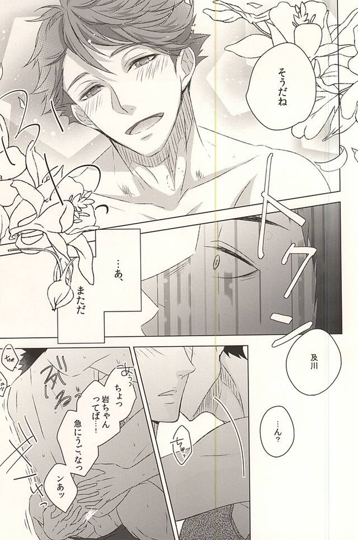 花綻ぶは、【ハイキュー!!/岩及】 page 13