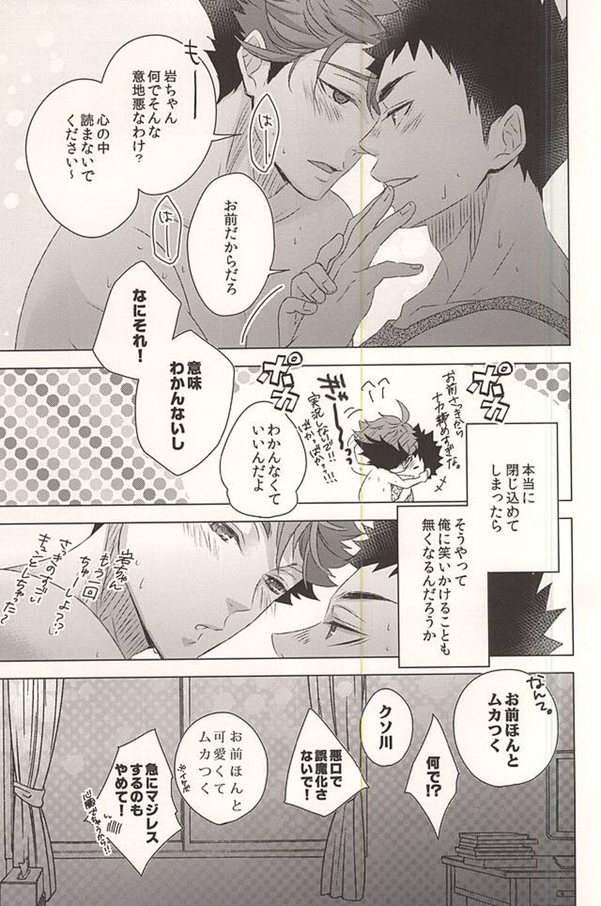花綻ぶは、【ハイキュー!!/岩及】 page 15