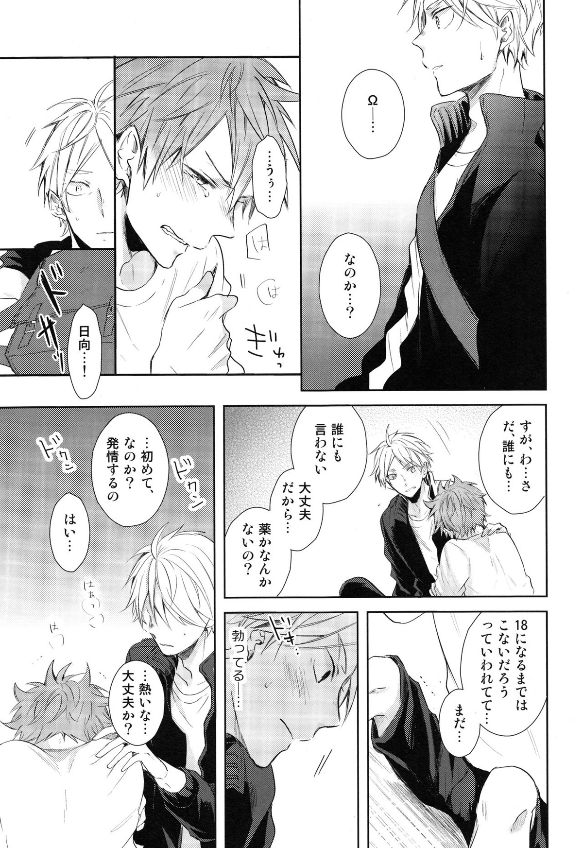 あまい蜜とやさしい獣 前編【ハイキュー!!/菅原×日向】 page 14