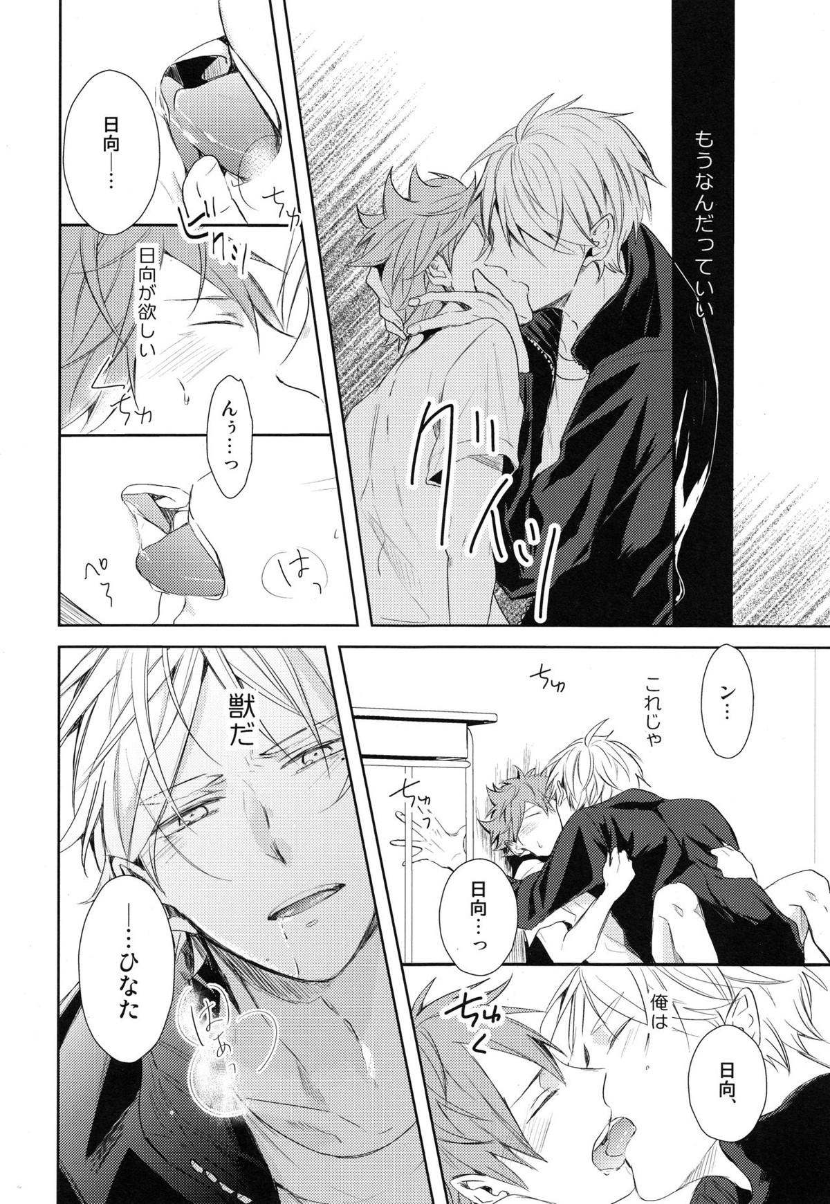 あまい蜜とやさしい獣 前編【ハイキュー!!/菅原×日向】 page 17