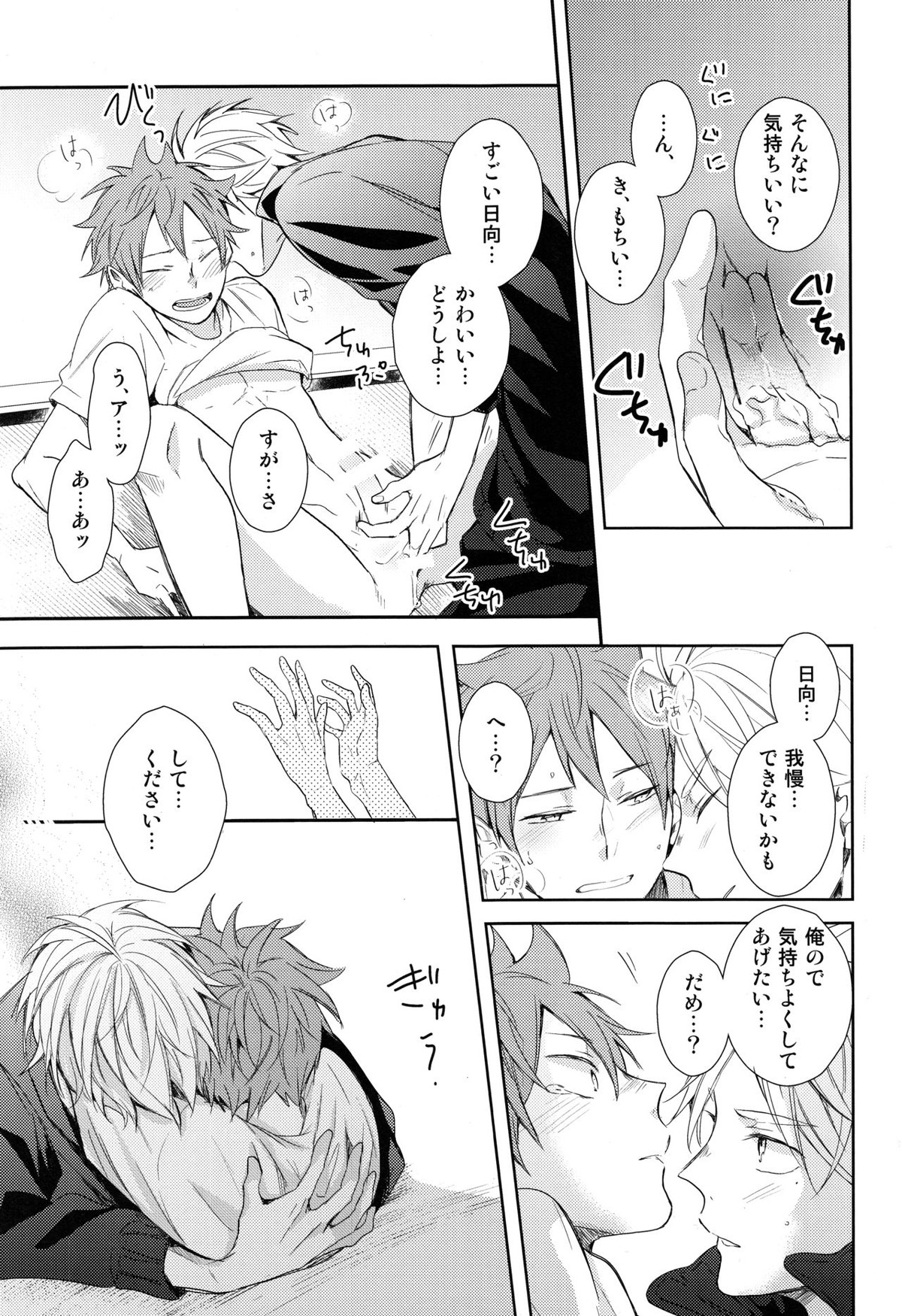 あまい蜜とやさしい獣 前編【ハイキュー!!/菅原×日向】 page 20