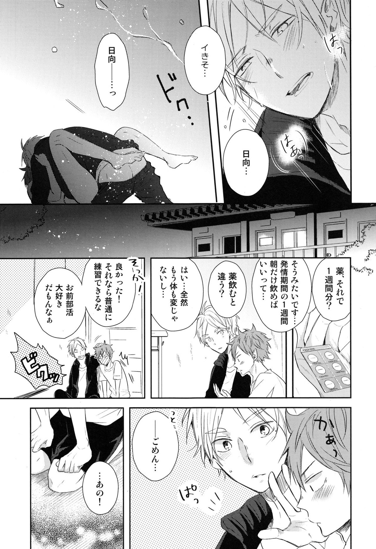 あまい蜜とやさしい獣 前編【ハイキュー!!/菅原×日向】 page 24