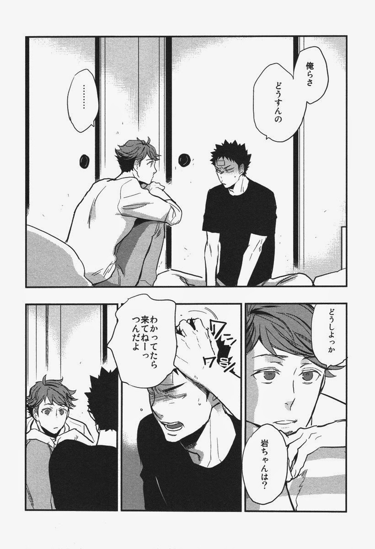 犬も食わない【ハイキュー!!/及岩】 page 25