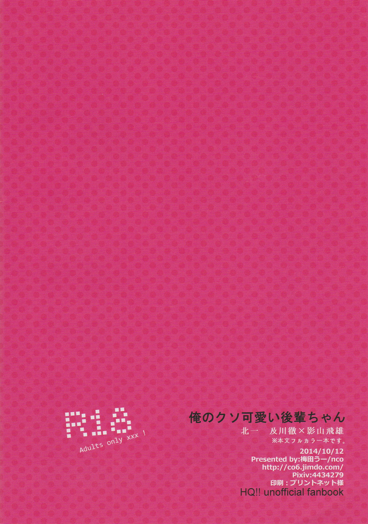 俺のクソ可愛い後輩ちゃん【ハイキュー!!/及影】 page 20