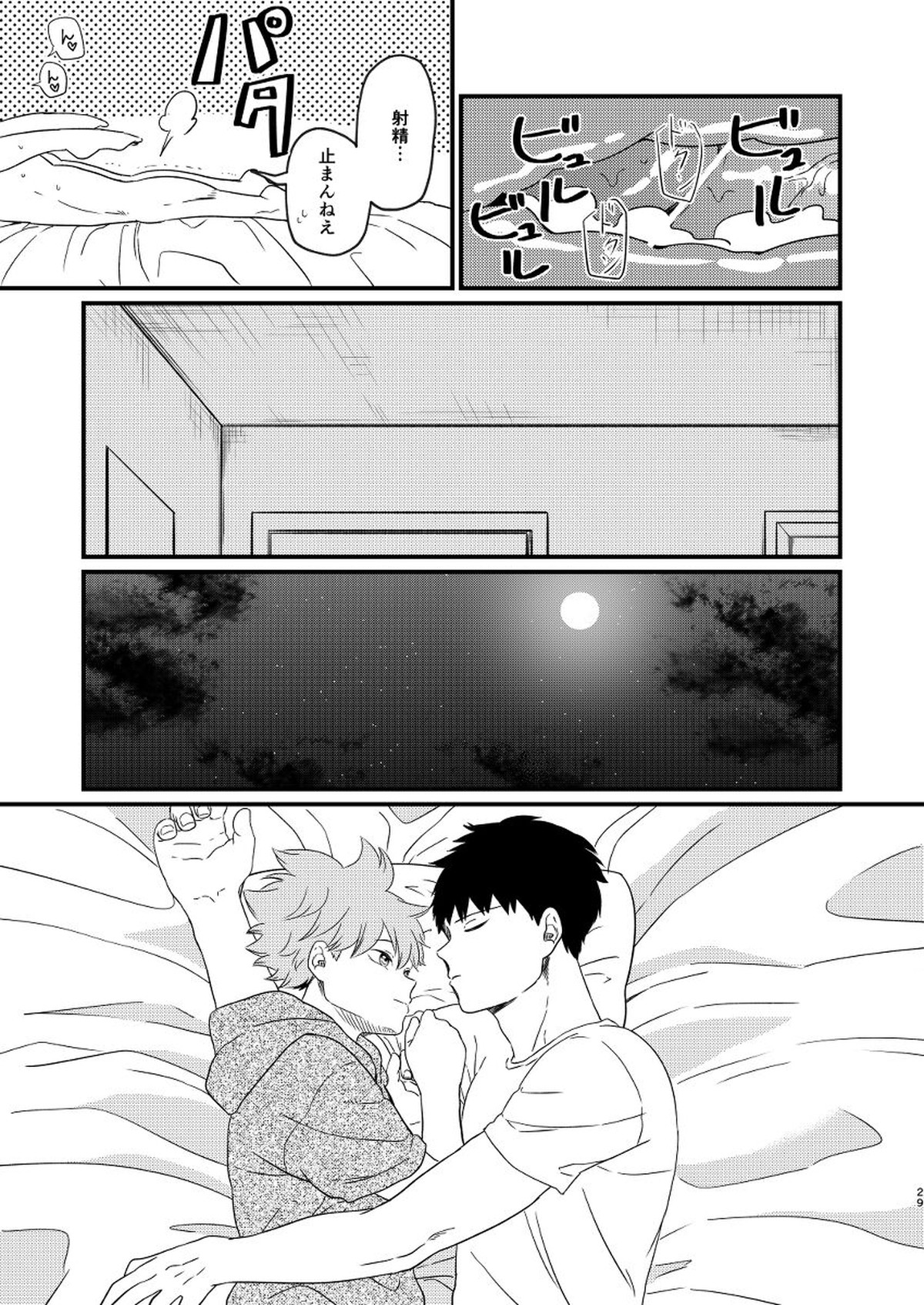 夜に咲く【ハイキュー!!/影日】 page 29