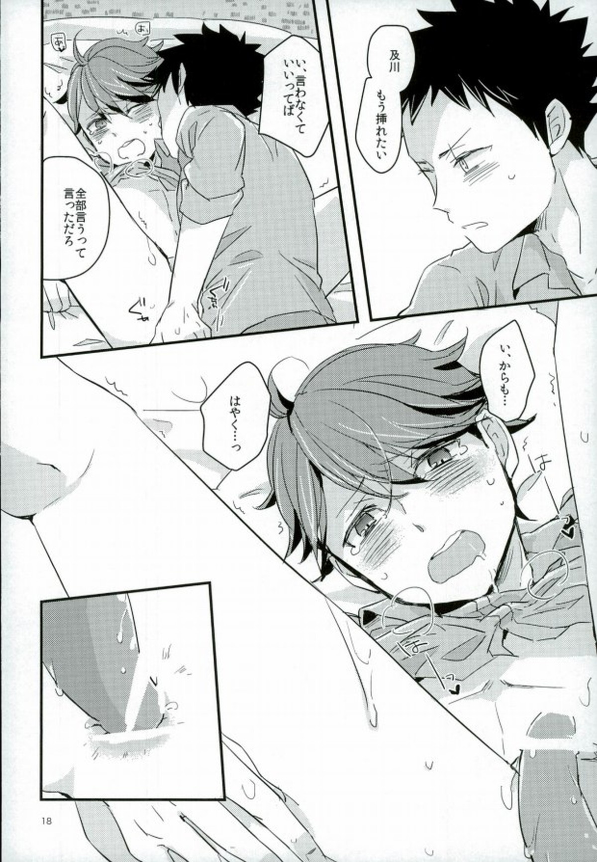 HONEY PUNCH【ハイキュー!!/岩及】 page 15