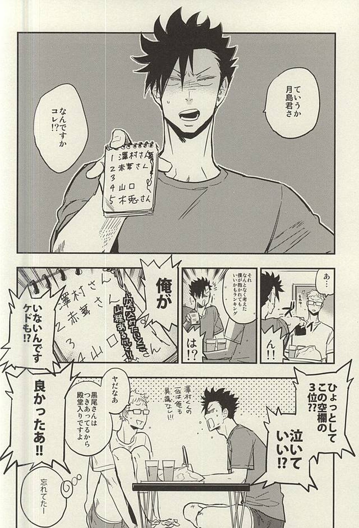 月島君は勉強中。【ハイキュー!!/クロ月】 page 32