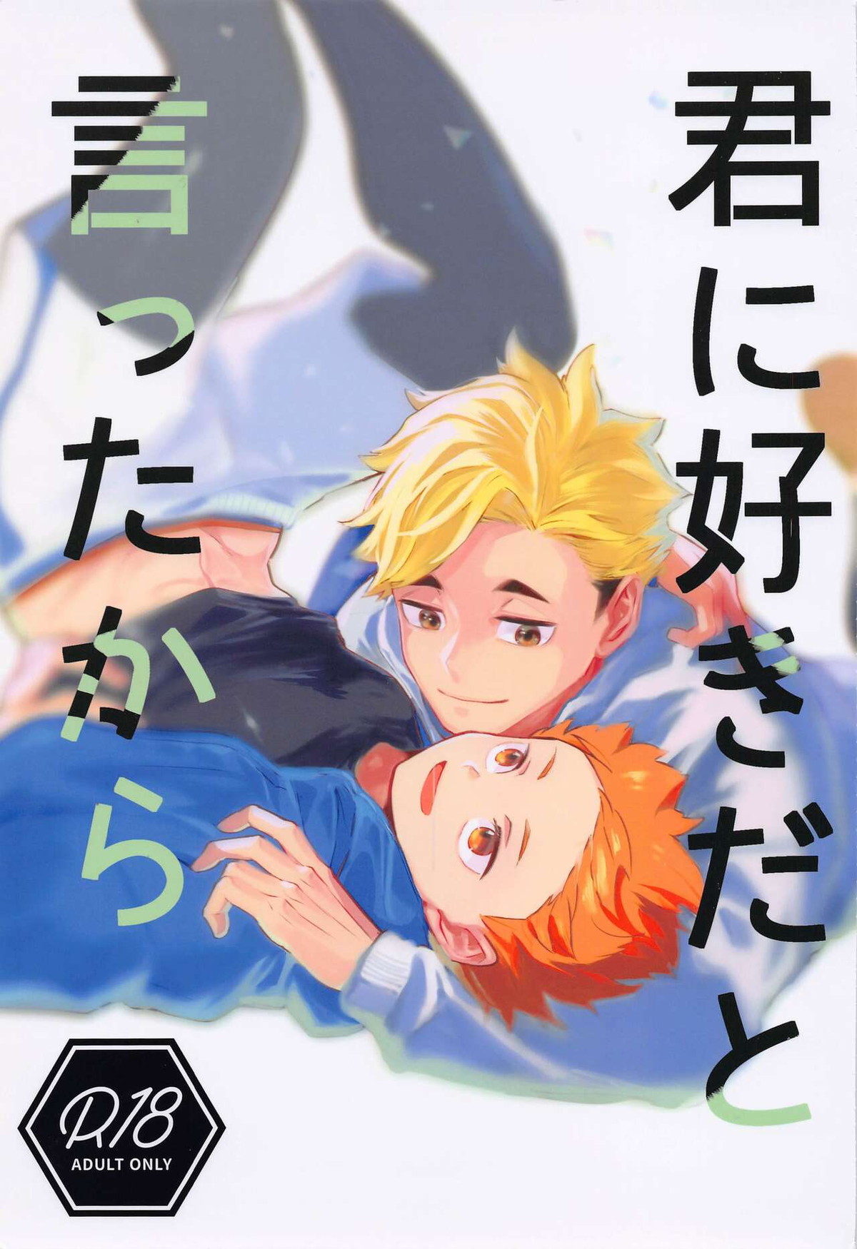 Recommended BL manga "君に好きだと言ったから【ハイキュー!!/侑×日向】" cover image