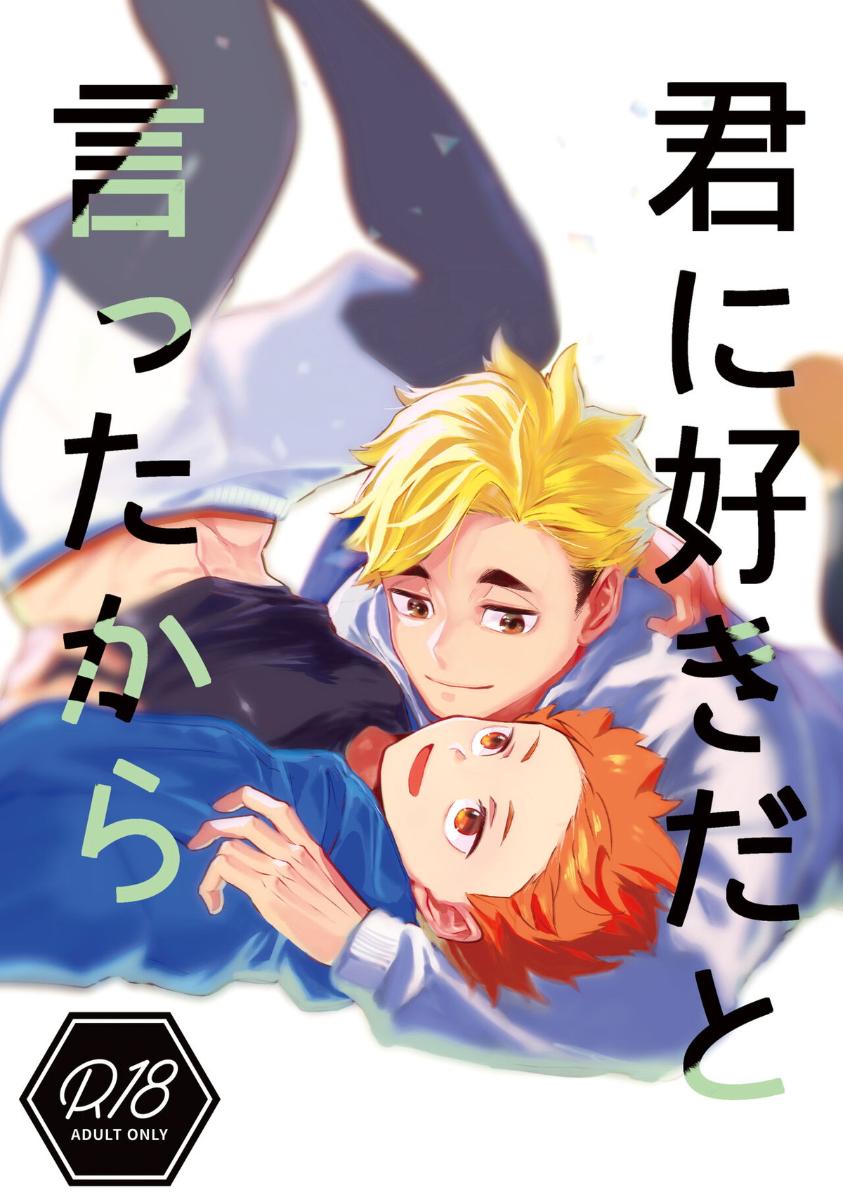 Recommended BL manga "君に好きだと言ったから【ハイキュー!!/侑×日向】" cover image