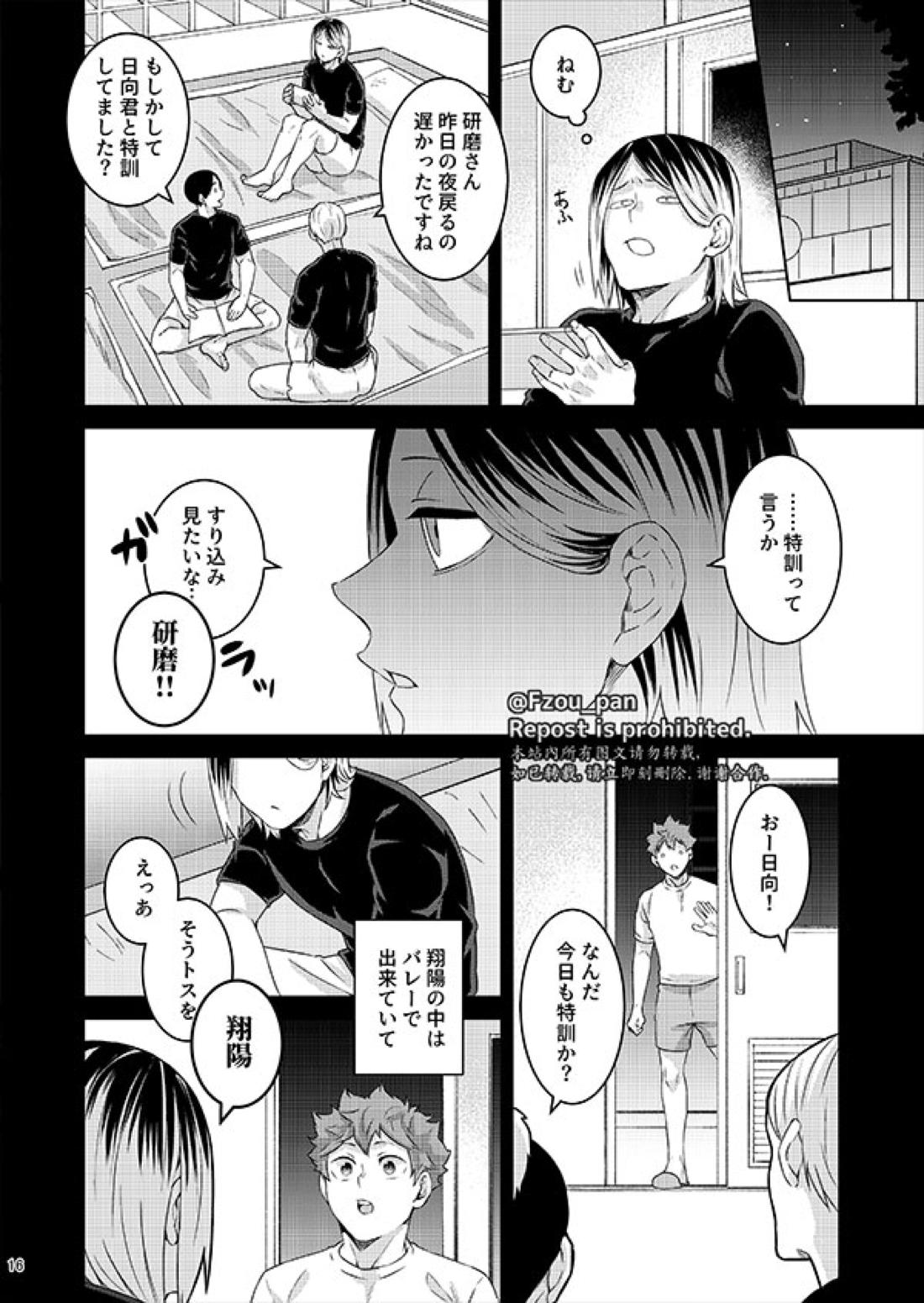 愛日【ハイキュー!!/研日】 page 14