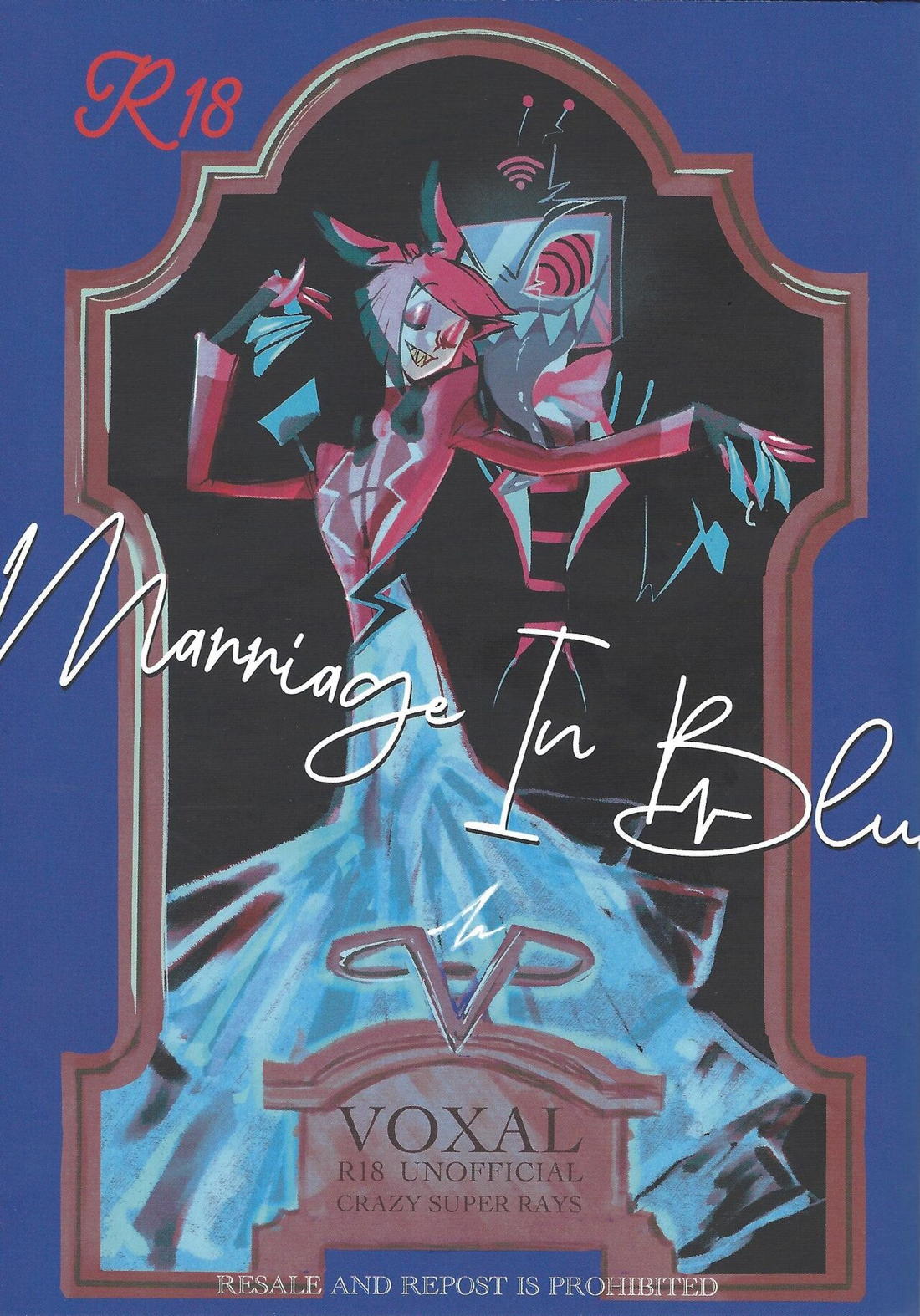 Recommended BL manga "Marriage In Blue【Hazbin Hotel/ヴォクアラ】" cover image