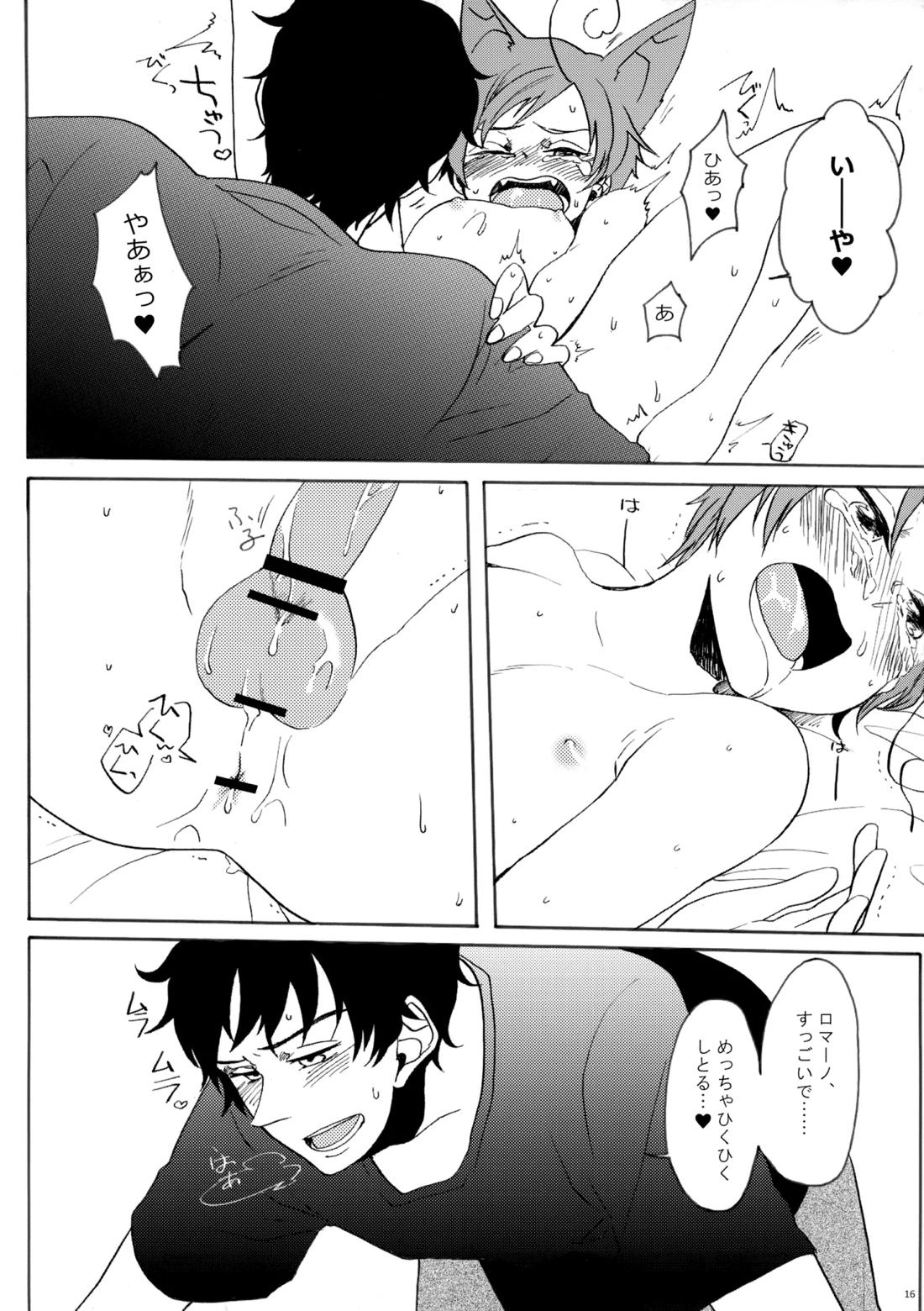 こねこといっしょ【ヘタリア/西ロマ】 page 14