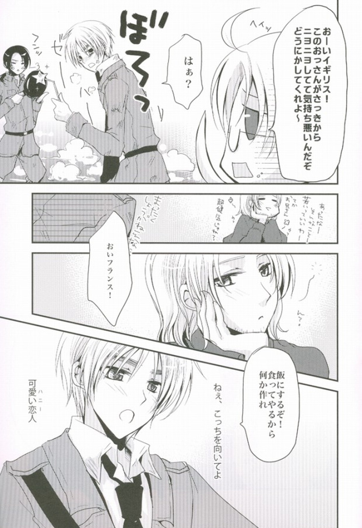 こっちを向いてよハニー×2【ヘタリア/フラアサ】 page 24