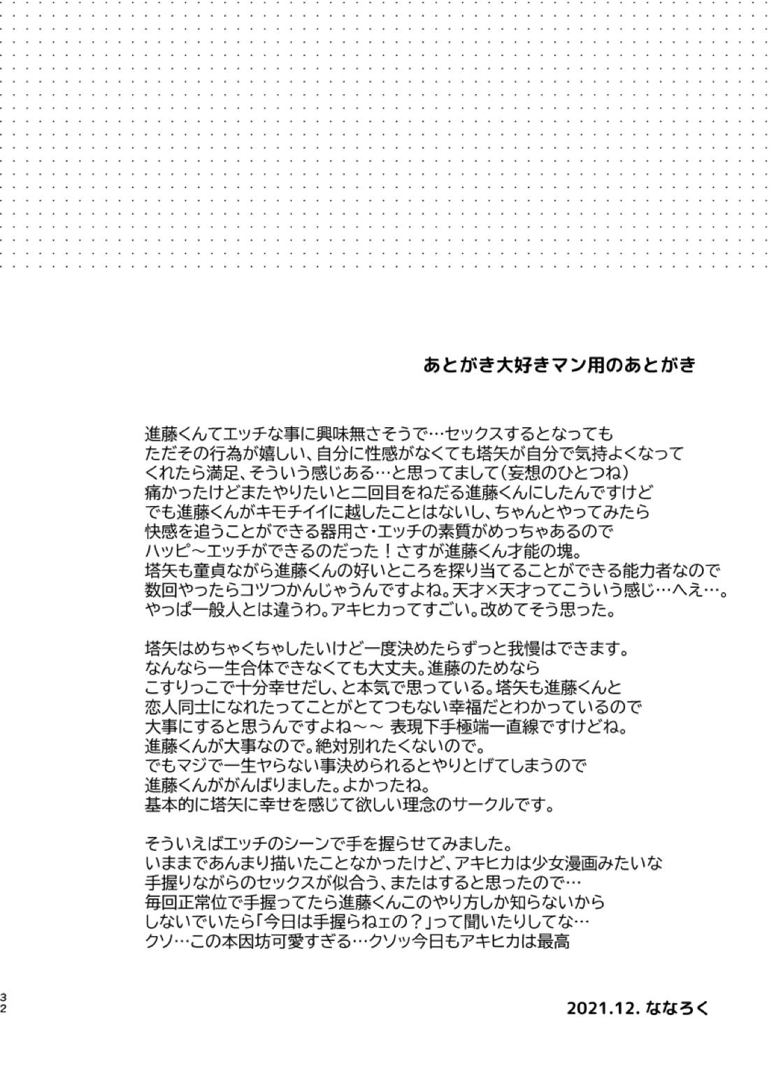 二回目エッチが言い出せない！【ヒカルの碁/アキヒカ】 page 30