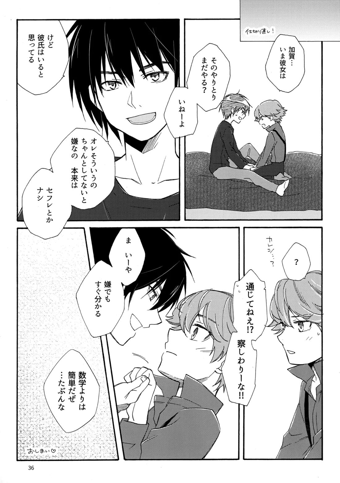 問２と誤算をとかしたら【ヒカルの碁/加賀三谷】 page 36