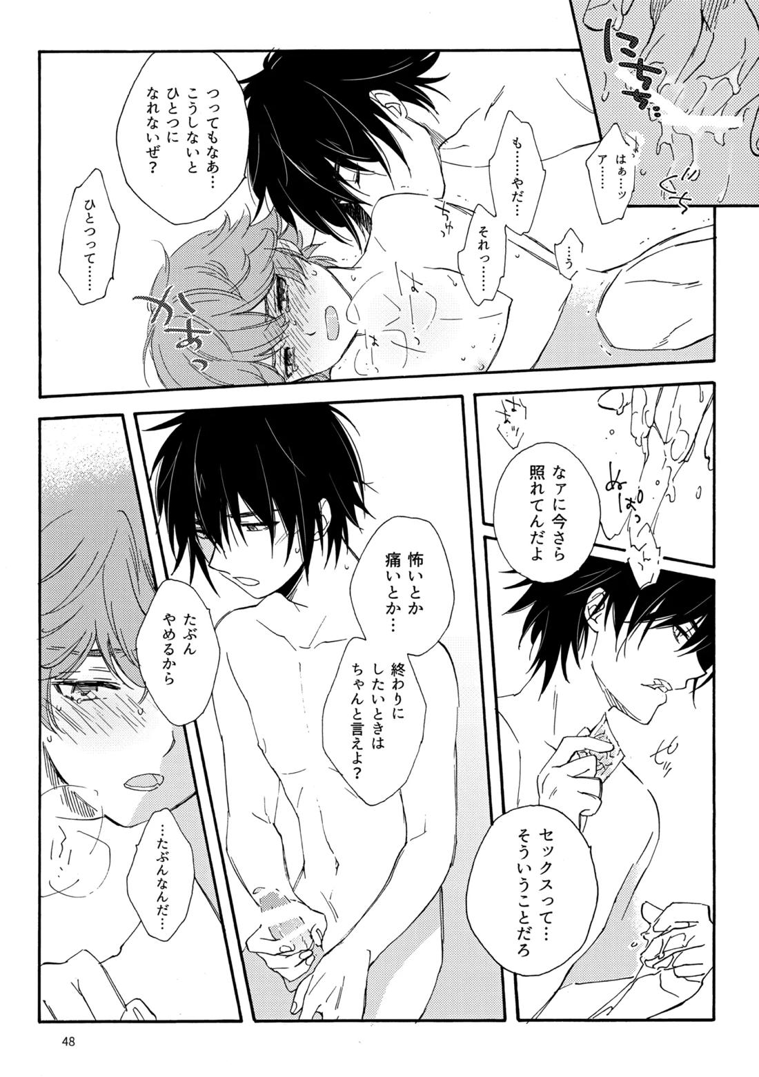 問２と誤算をとかしたら【ヒカルの碁/加賀三谷】 page 48