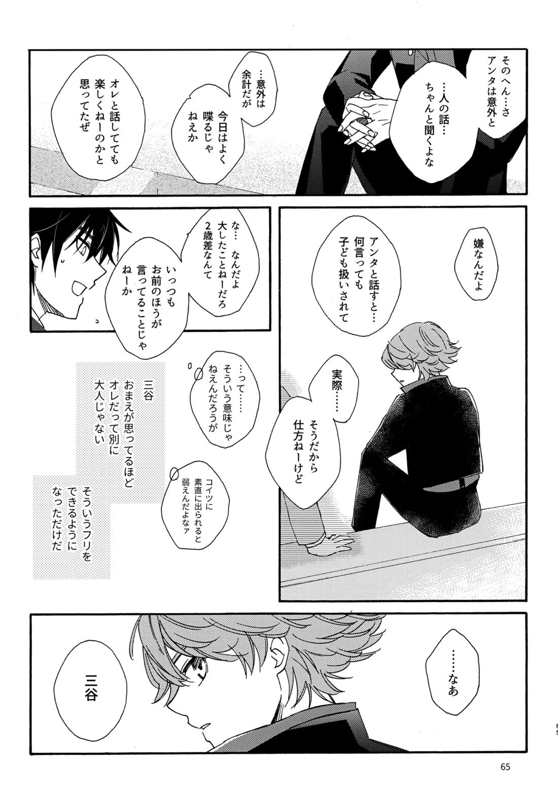 問２と誤算をとかしたら【ヒカルの碁/加賀三谷】 page 65