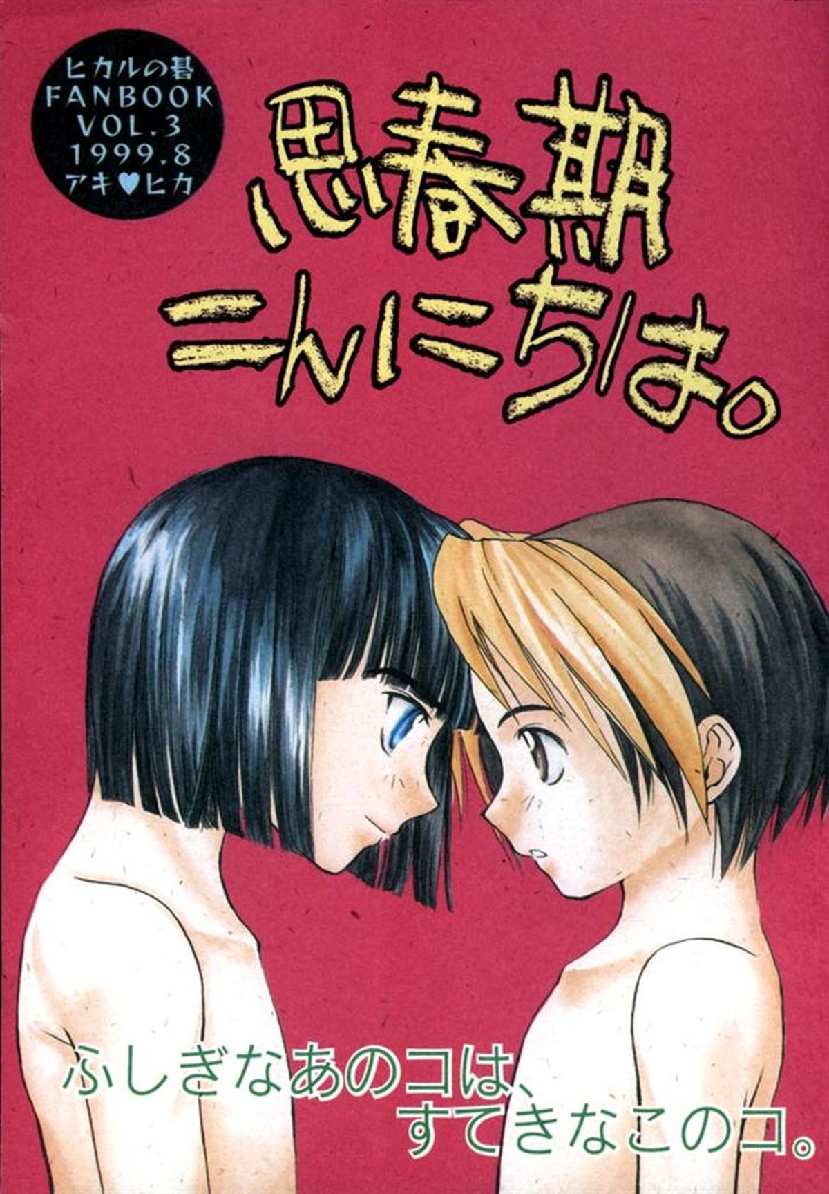 BL manga "思春期こんにちは【ヒカルの碁/アキヒカ】" cover image