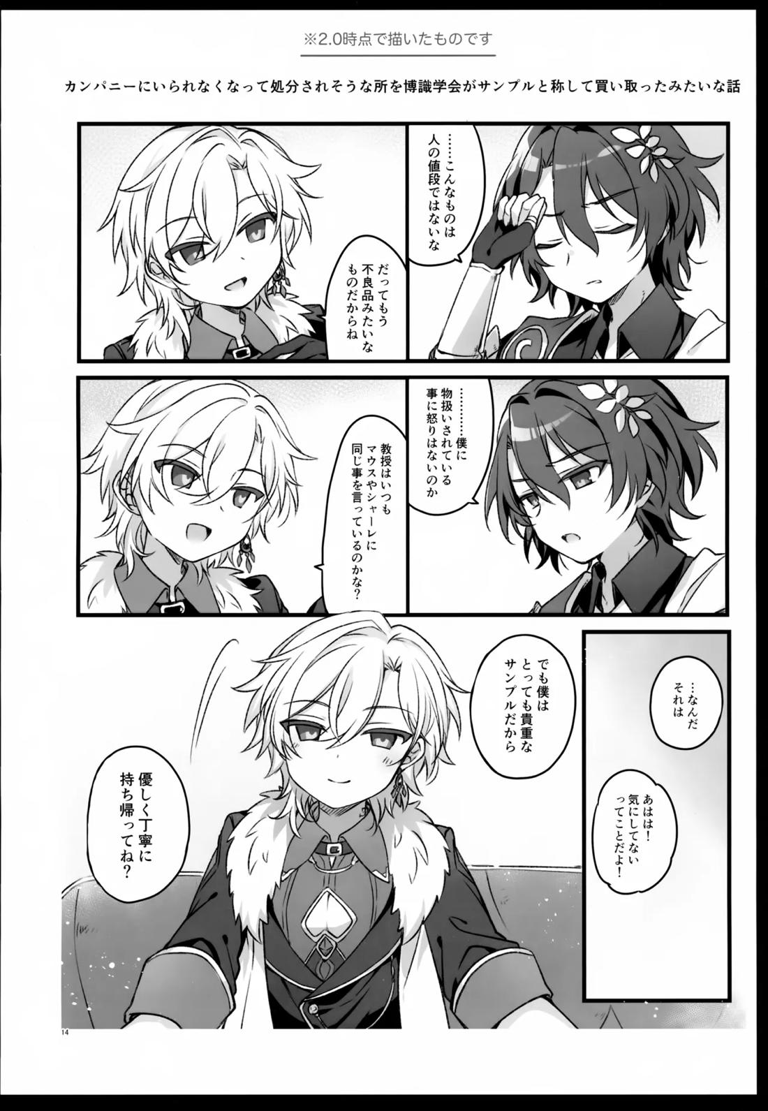しゅがーぐれいずにおちてゆく【崩壊スターレイル/レイチュリ】 page 14