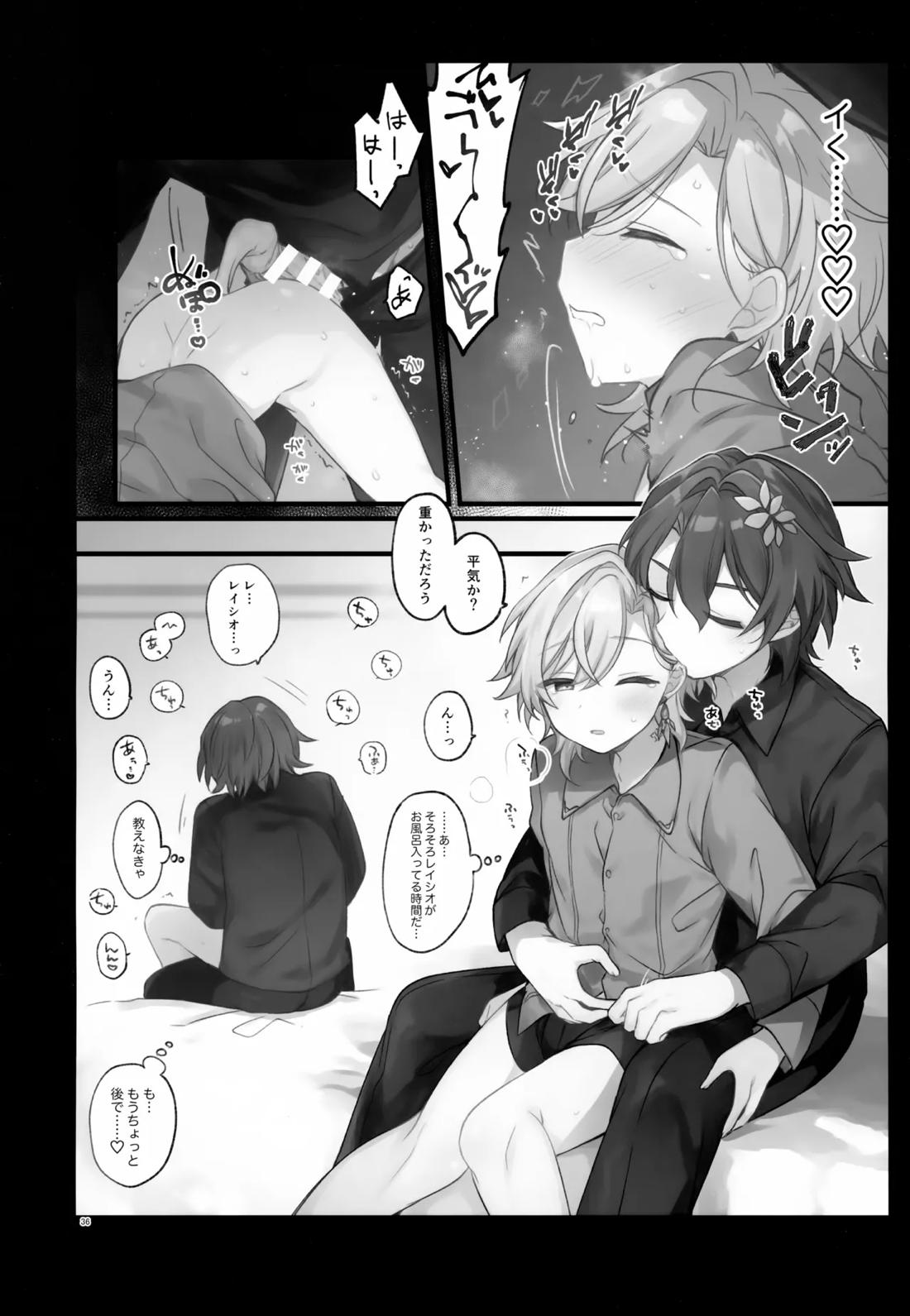 しゅがーぐれいずにおちてゆく【崩壊スターレイル/レイチュリ】 page 36