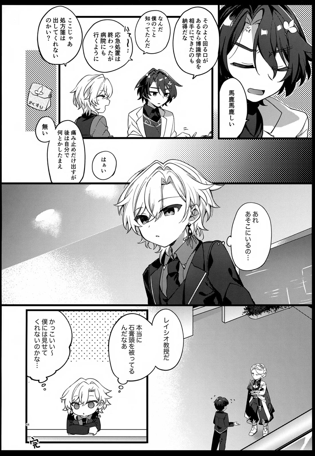 しゅがーぐれいずにおちてゆく【崩壊スターレイル/レイチュリ】 page 64