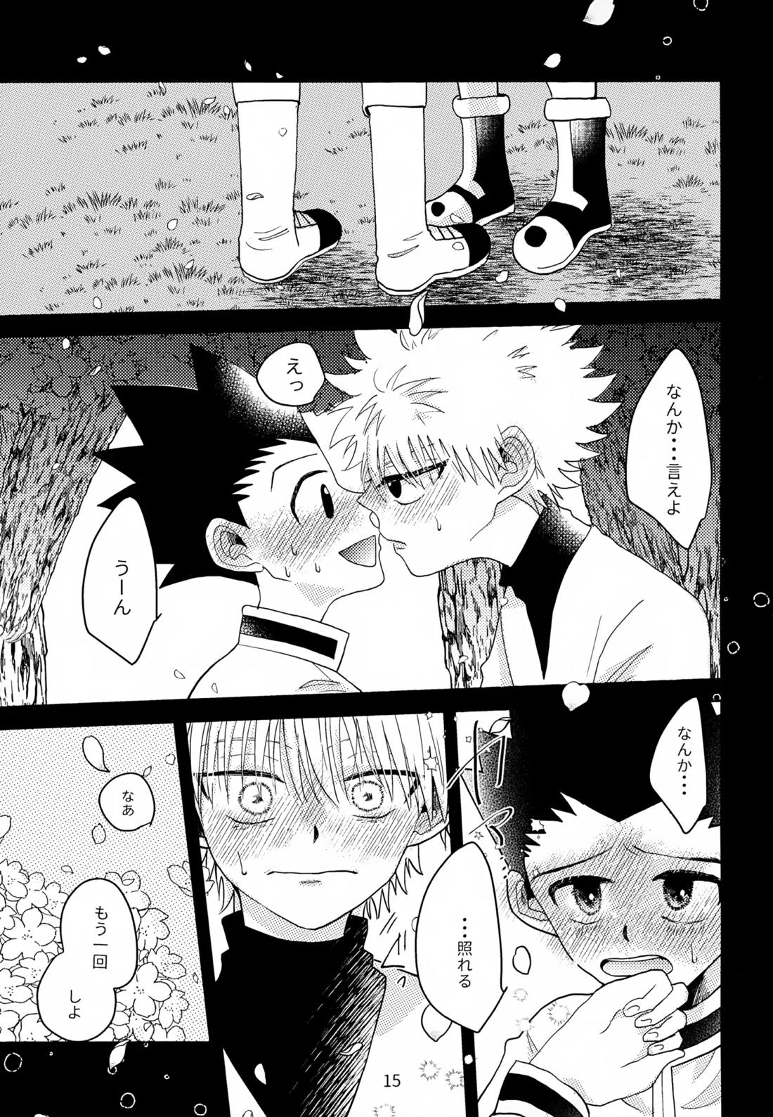 stay gold【HUNTER×HUNTER/キルゴン】 page 14
