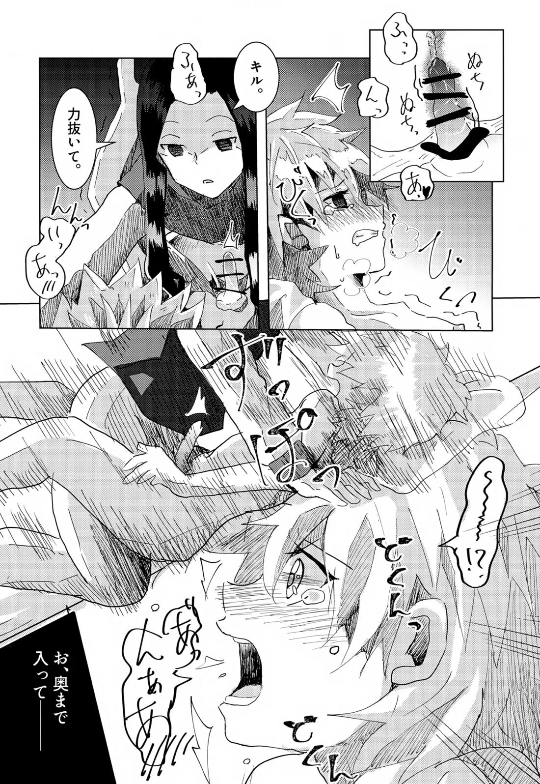 止まらない 止められない【HUNTER×HUNTER/イルキル(イルミ×キルア)】 page 13