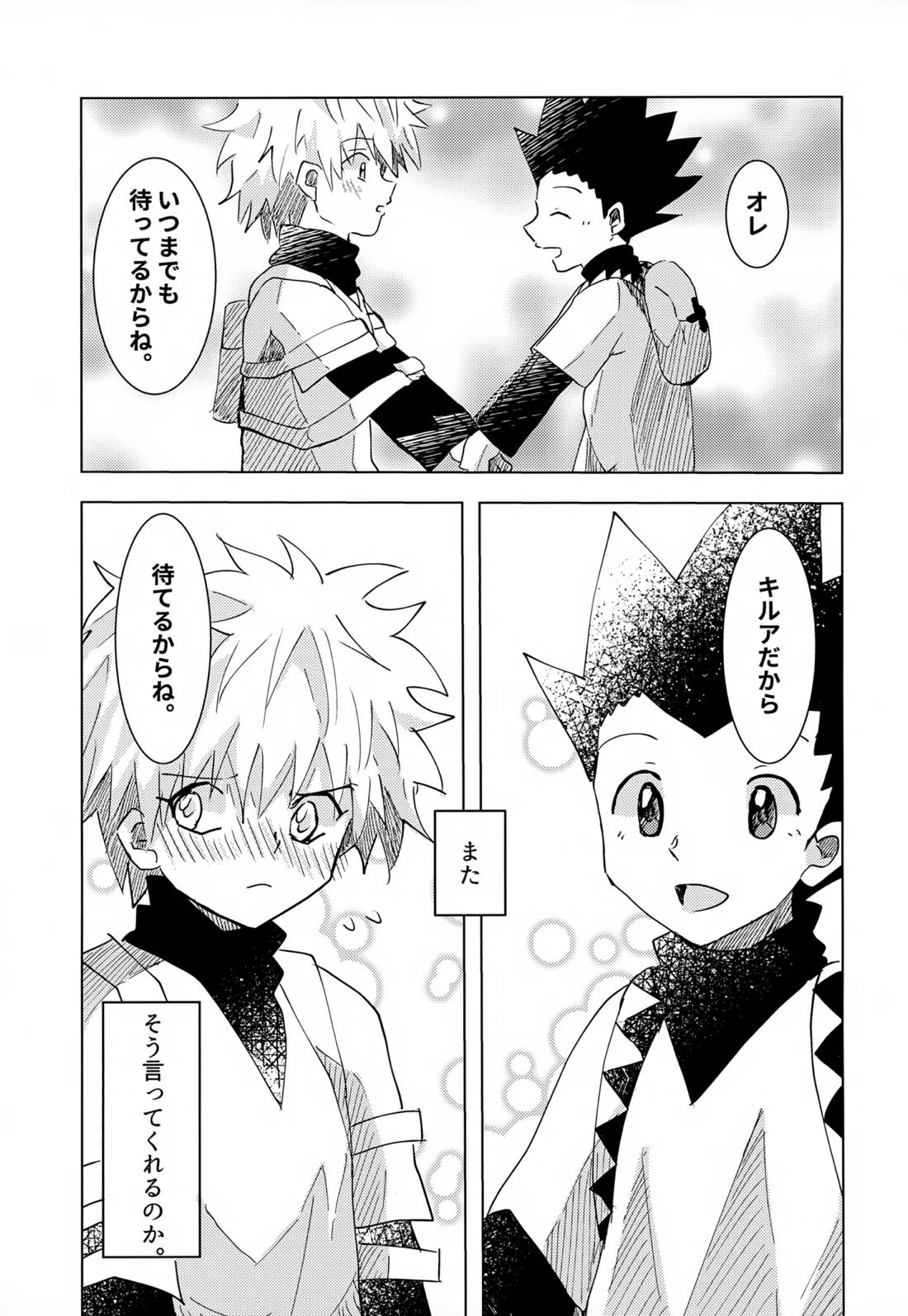 この気持ちに名前をつけよう。【HUNTER×HUNTER/ゴンキル】 page 25
