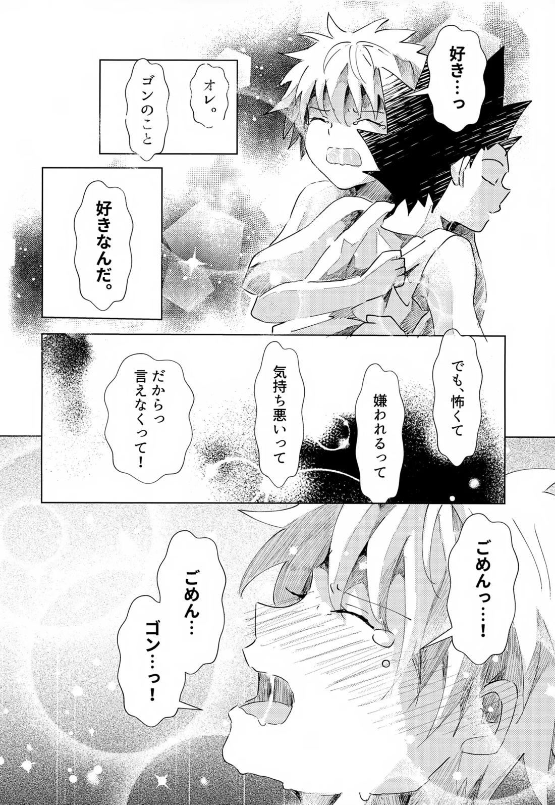 この気持ちに名前をつけよう。【HUNTER×HUNTER/ゴンキル】 page 48