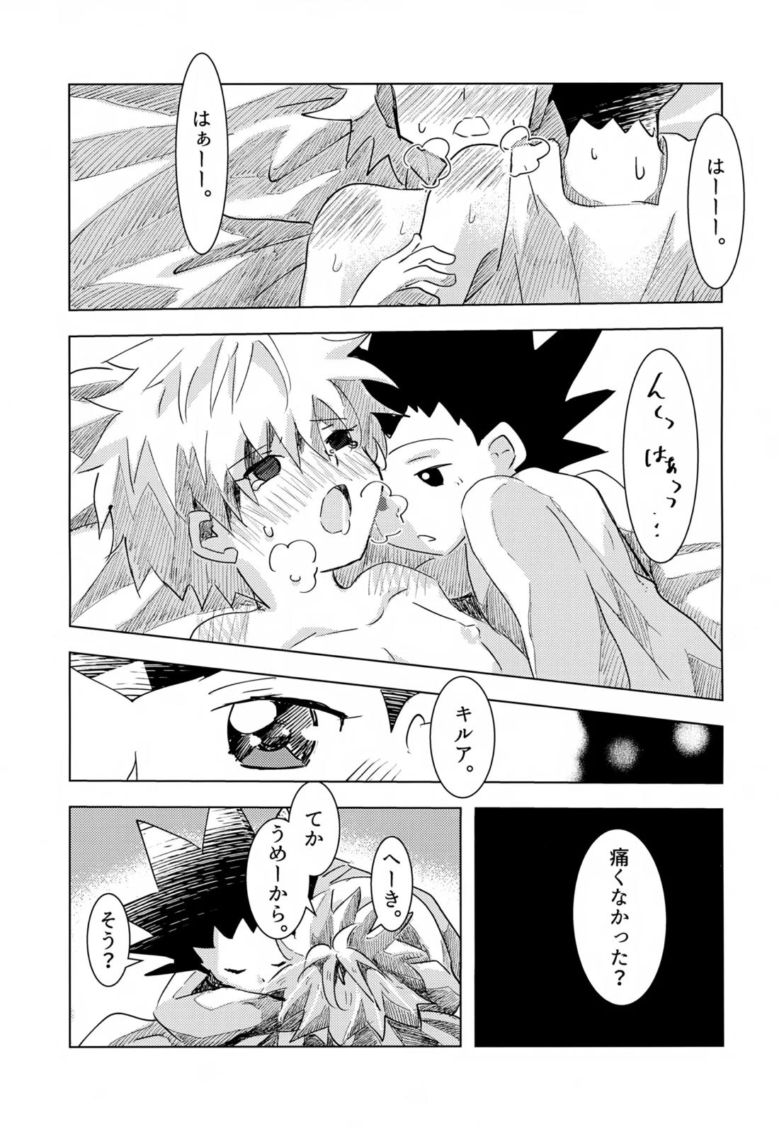 この気持ちに名前をつけよう。【HUNTER×HUNTER/ゴンキル】 page 51