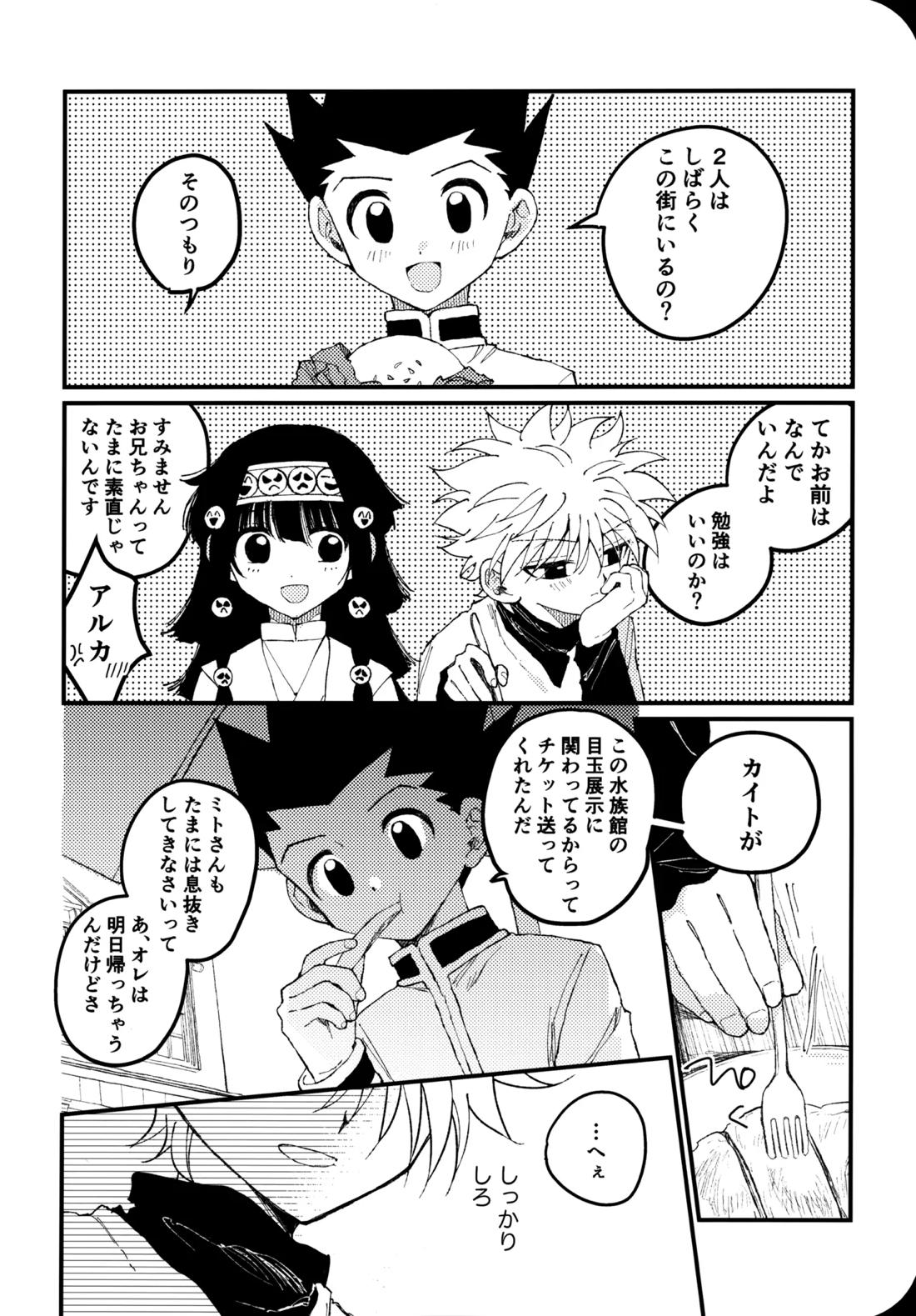 もう一度夜明けの海を見に行こう【HUNTER×HUNTER/ゴンキル】 page 13