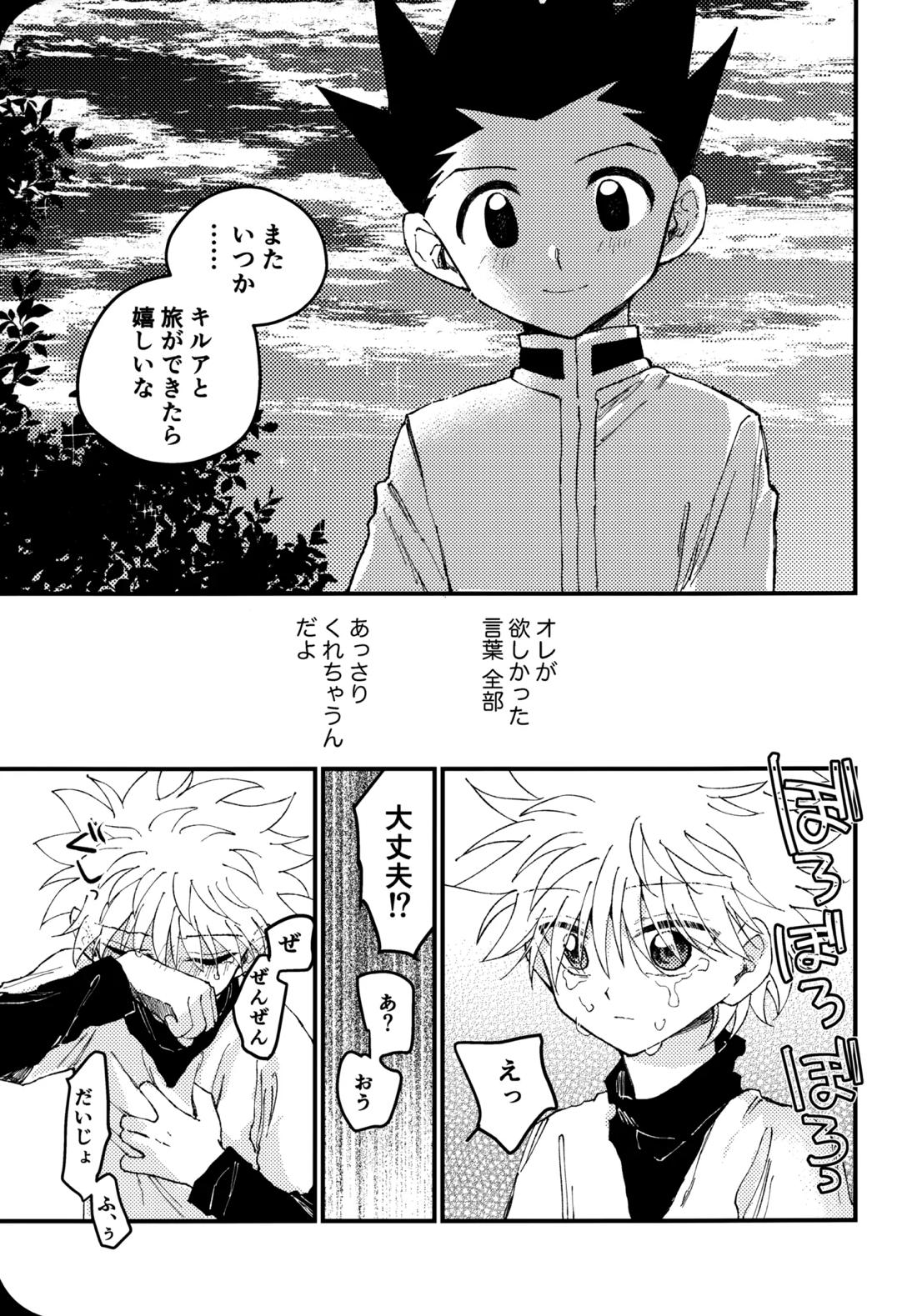 もう一度夜明けの海を見に行こう【HUNTER×HUNTER/ゴンキル】 page 22