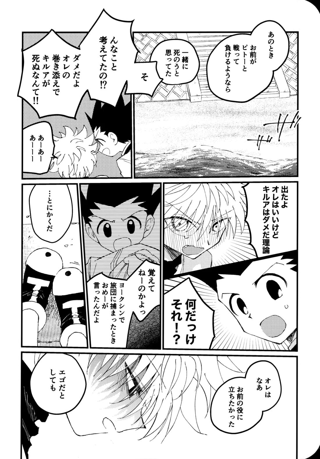 もう一度夜明けの海を見に行こう【HUNTER×HUNTER/ゴンキル】 page 25