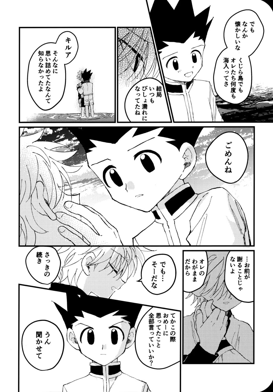 もう一度夜明けの海を見に行こう【HUNTER×HUNTER/ゴンキル】 page 29